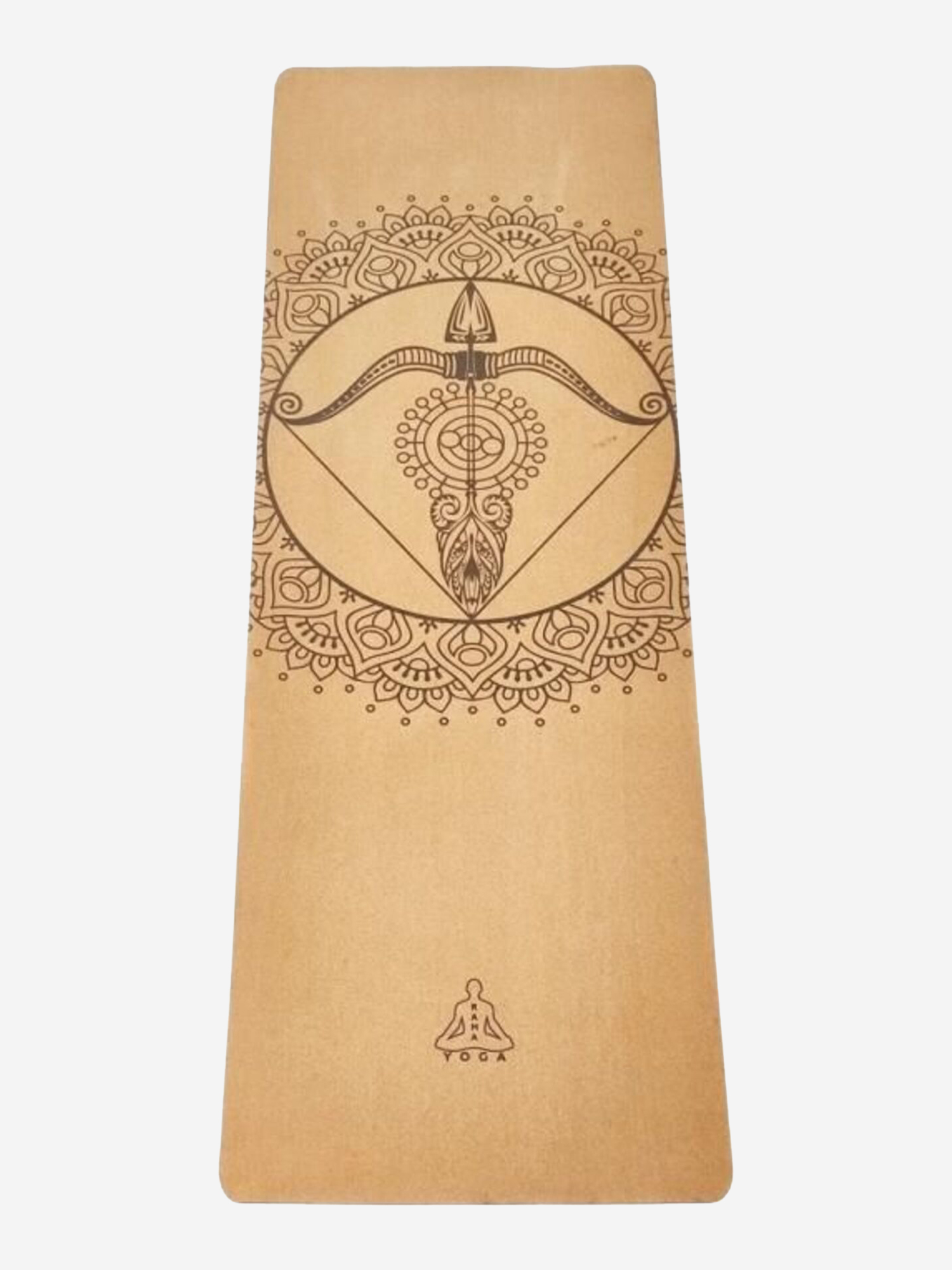 Изображение товара Коврик для йоги Zodiac Collection Cork 1.8 Стрелец натуральный каучук
