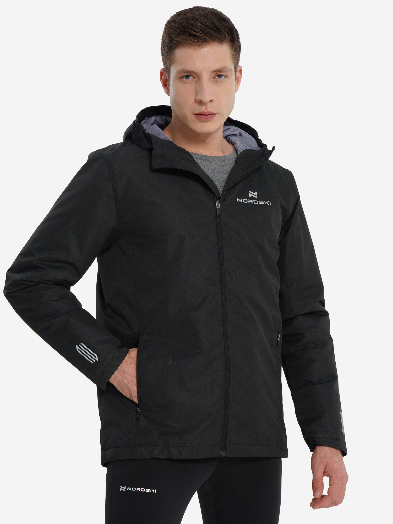 

Куртка для беговых лыж мужская Nordski Urban 2.0, Черный