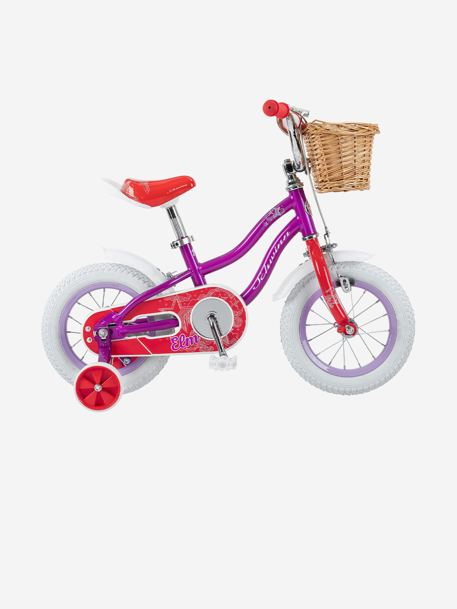 

Детский велосипед SCHWINN Elm 12 для девочек до 4 лет. Колеса 12 дюймов. Рост 71 - 97. Система Smart Start, Розовый