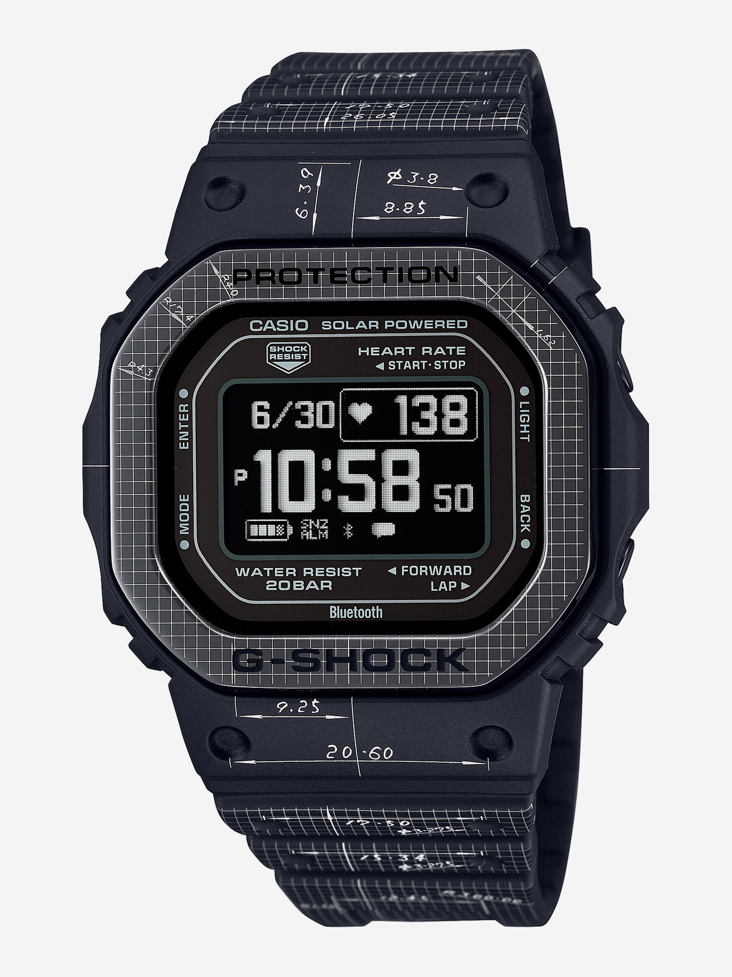 

Наручные часы Casio G-Shock DW-H5600EX-1E, Серый