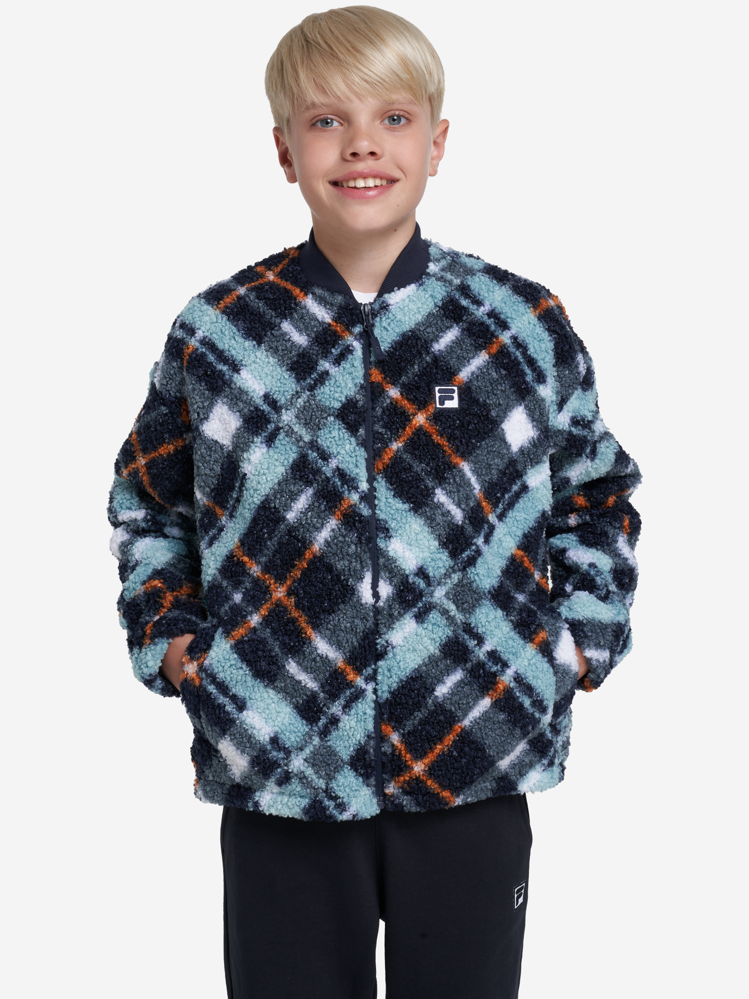 

Джемпер флисовый для мальчиков FILA, Синий