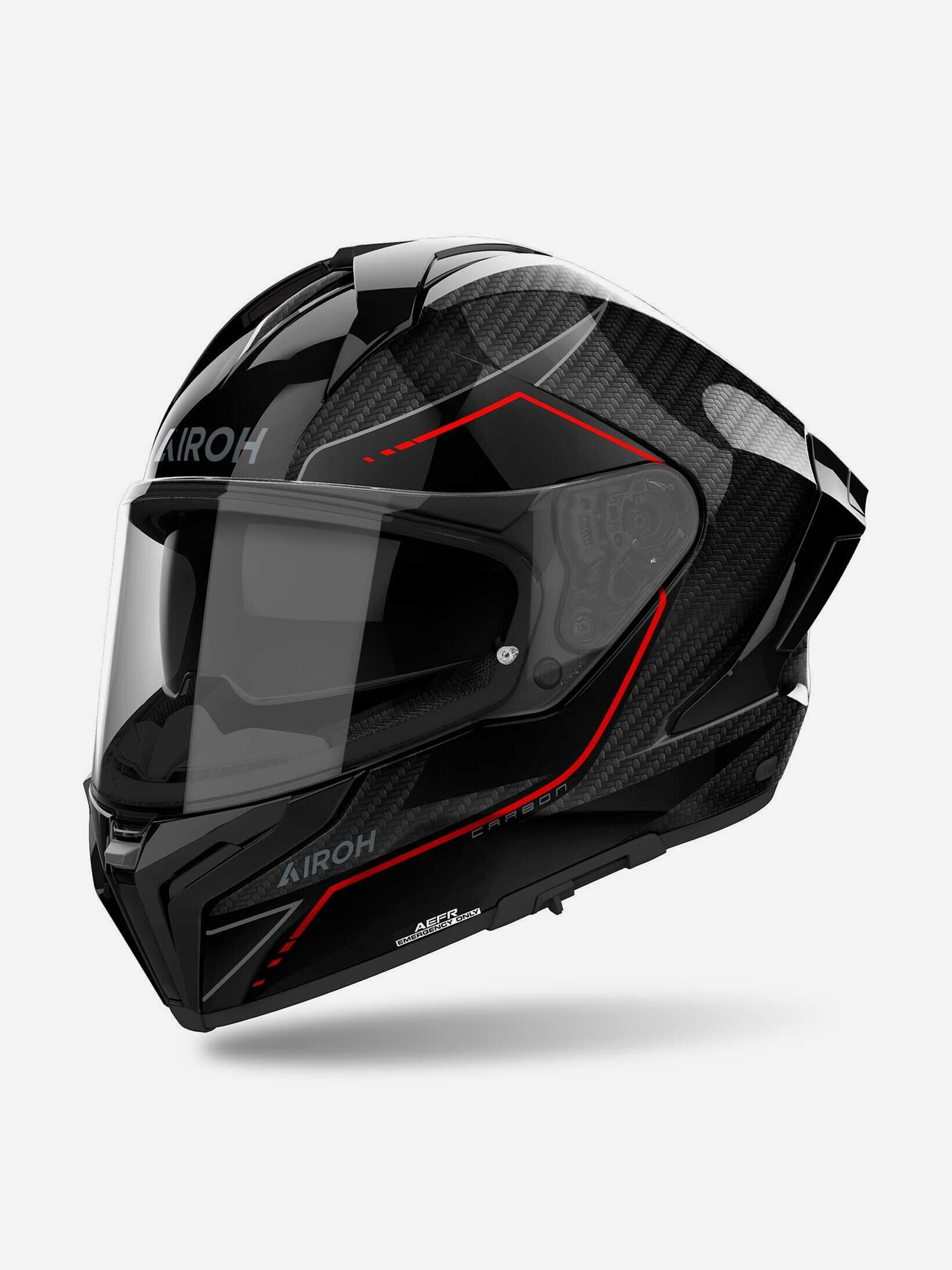 

Мотошлем Интеграл Airoh MATRYX CARBON Stylish Gloss, Черный