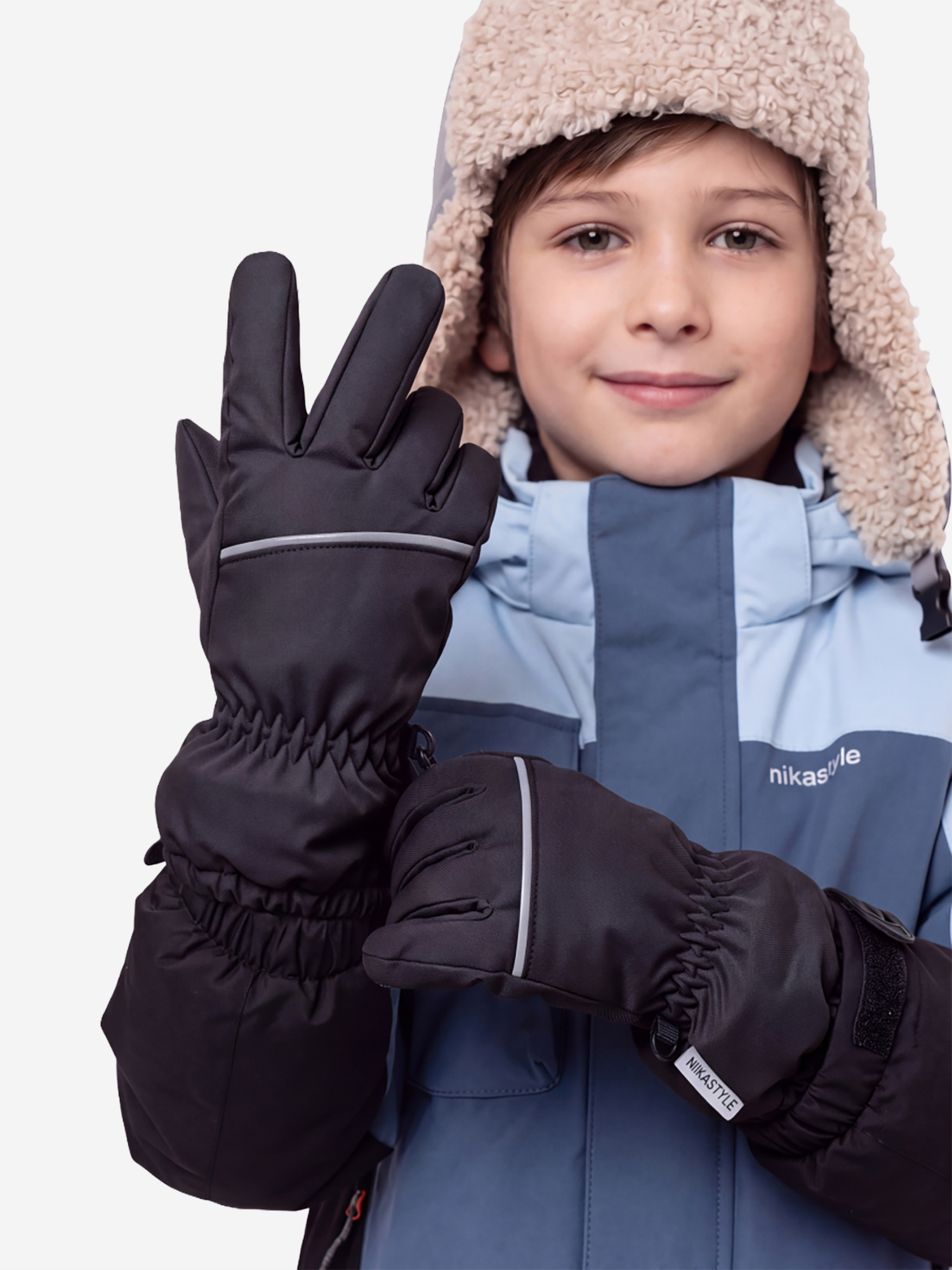 Изображение товара Перчатки NIKASTYLE, Черный Изображение товара Перчатки NIKASTYLE, Черный