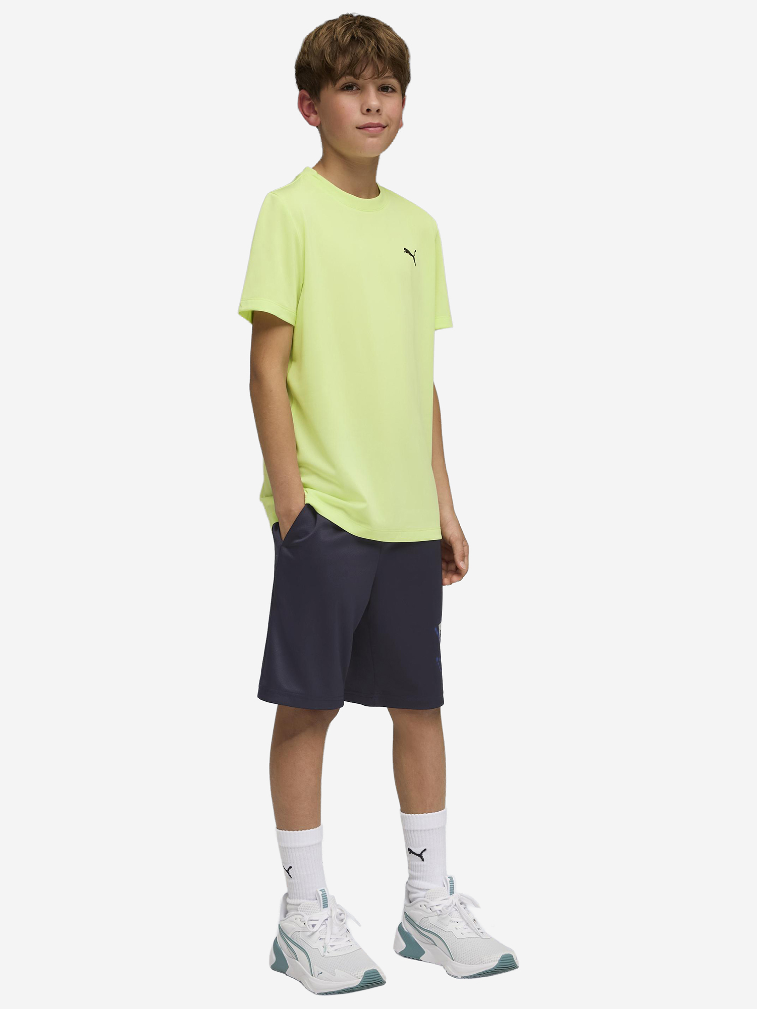 Футболка для мальчиков PUMA Tad Ess, Зеленый 3