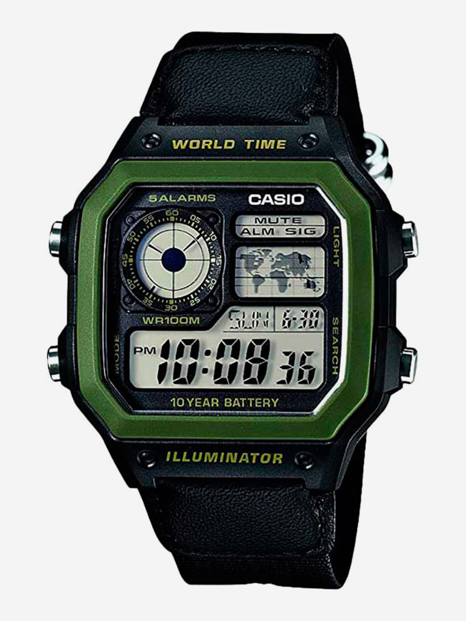 Изображение товара Спортивные часы CASIO ILLUMINATOR AE-1200WHB-1B, Черный