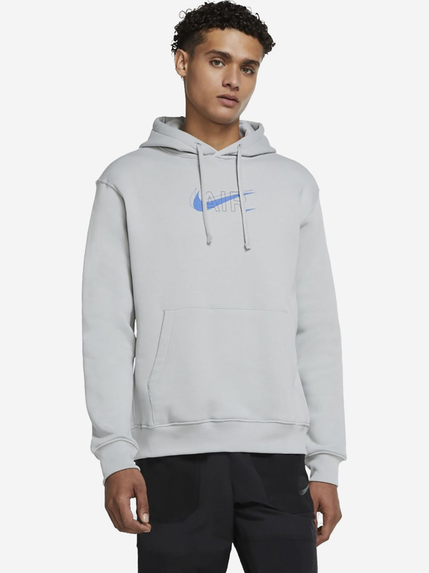 

Толстовка мужская Nike M NSW HOODIE PO AIR PRNT PACK, Серый