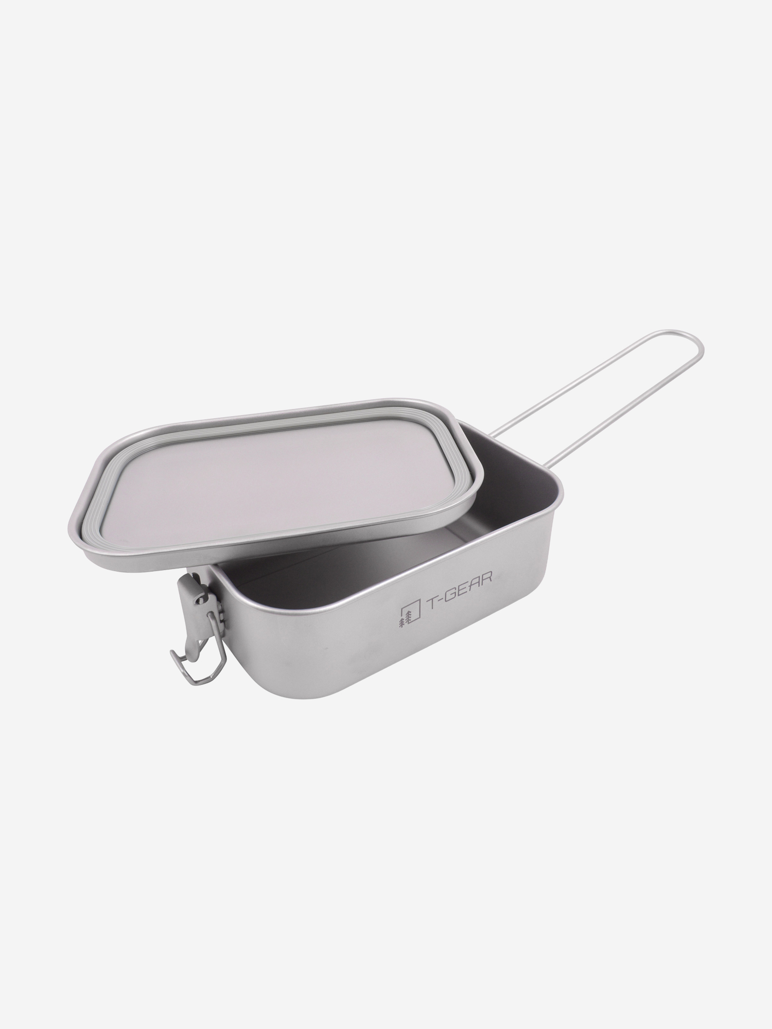Изображение товара Ланч-бокс T-Gear Titanium Lunchbox 800 мл — легкий и прочный титановый контейнер для активных путеш