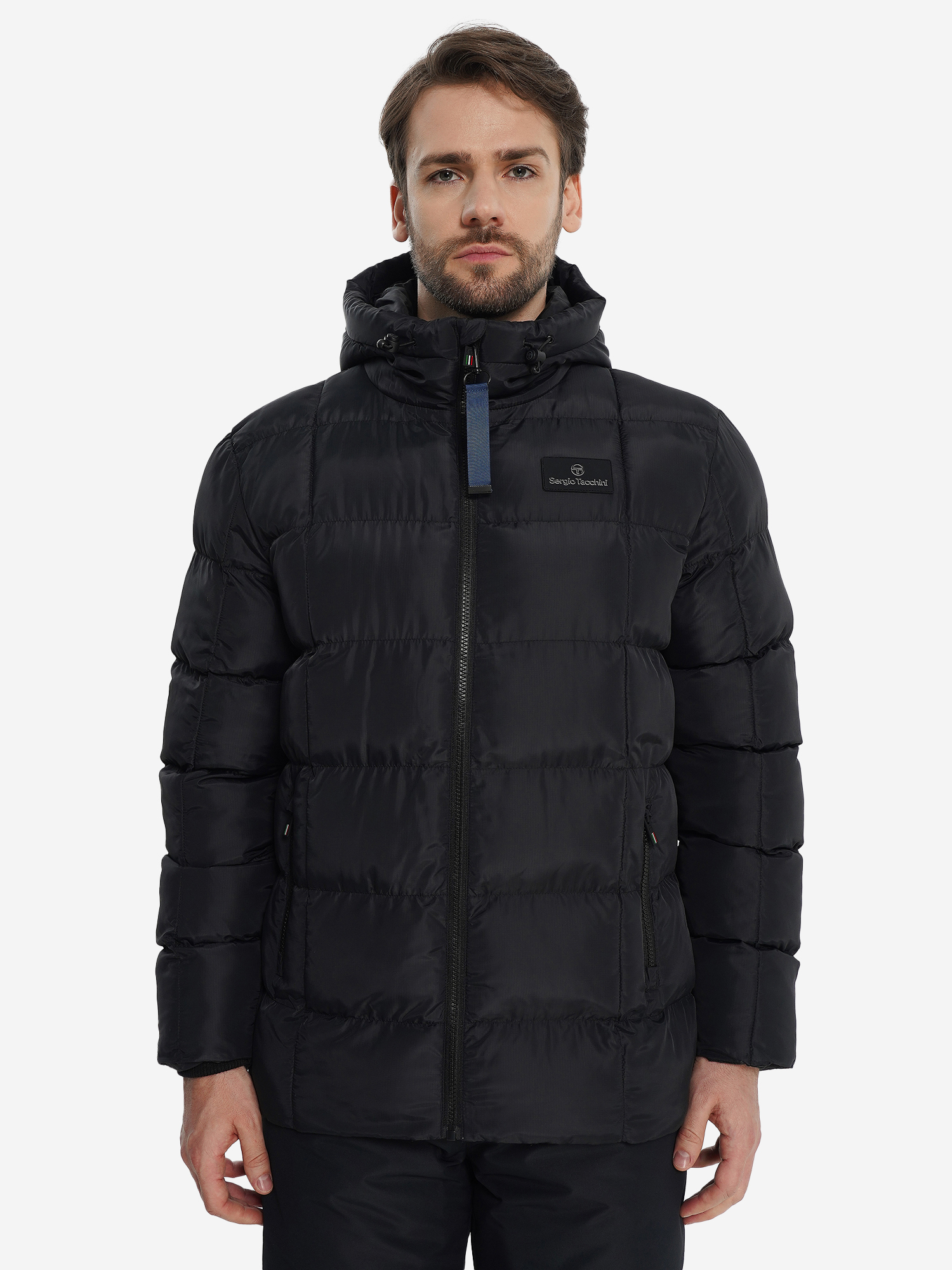 фото Куртка утепленная мужская sergio tacchini rob, черный