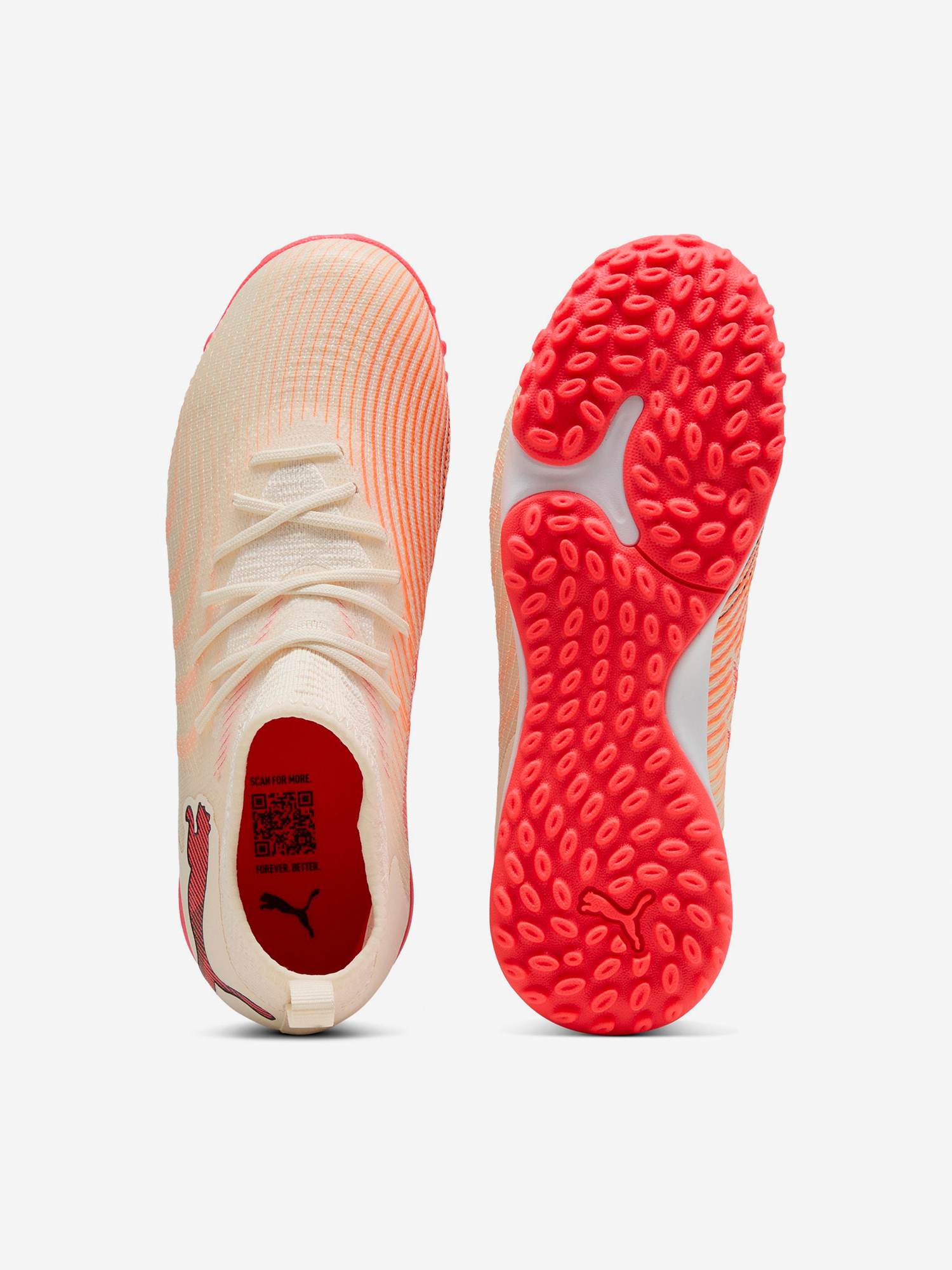 Бутсы для мальчиков PUMA Future 9 Match Tt + Mid, Бежевый 4
