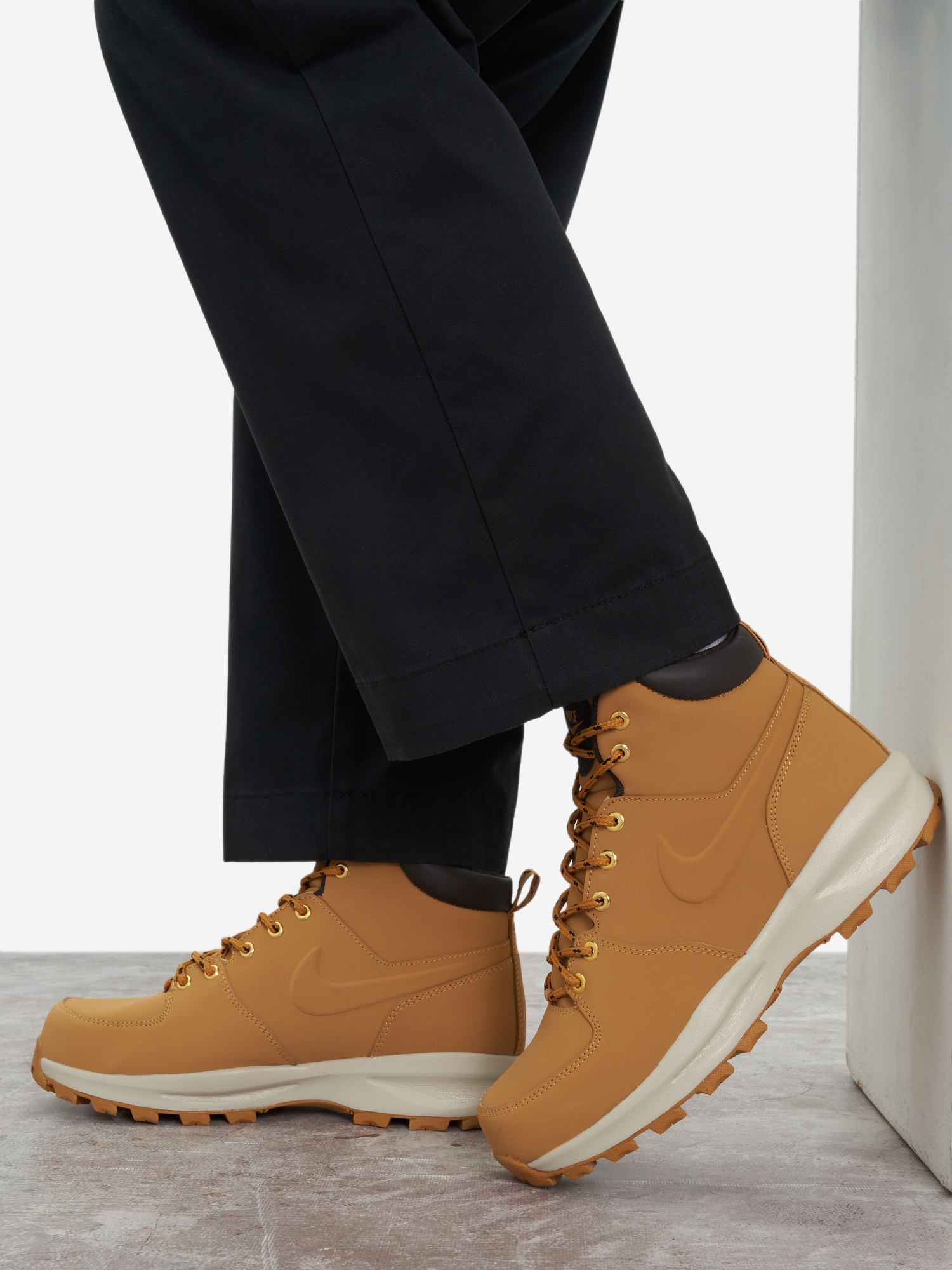 Ботинки мужские Nike Manoa Leather, Желтый