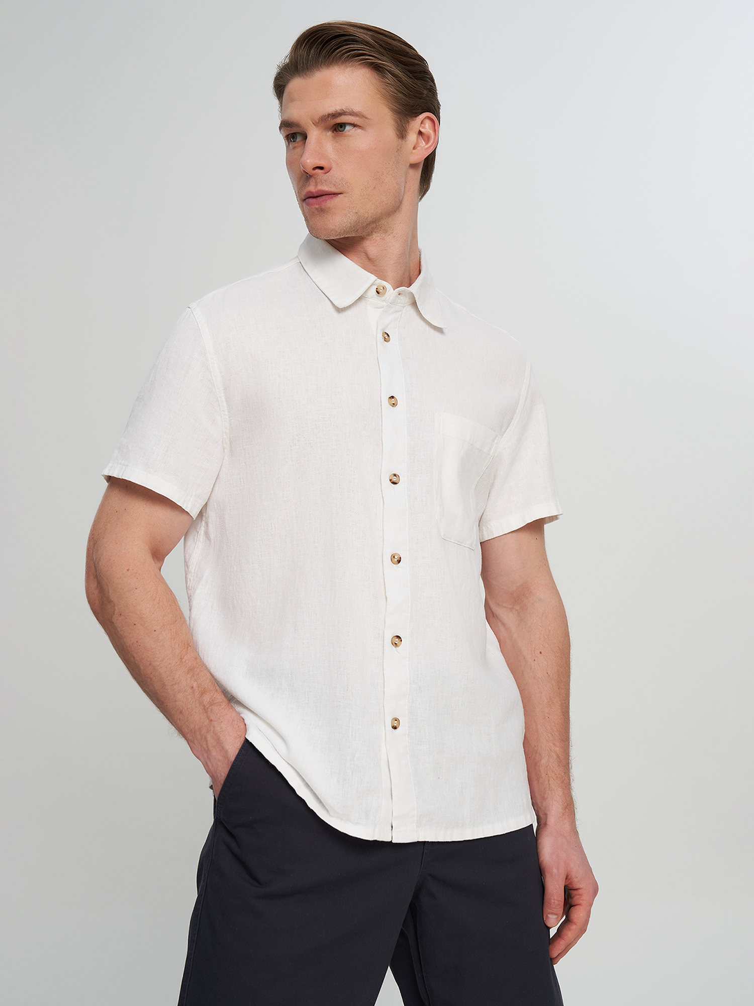 Изображение товара Outventure Рубашка с коротким рукавом мужская, свободный покрой, лето