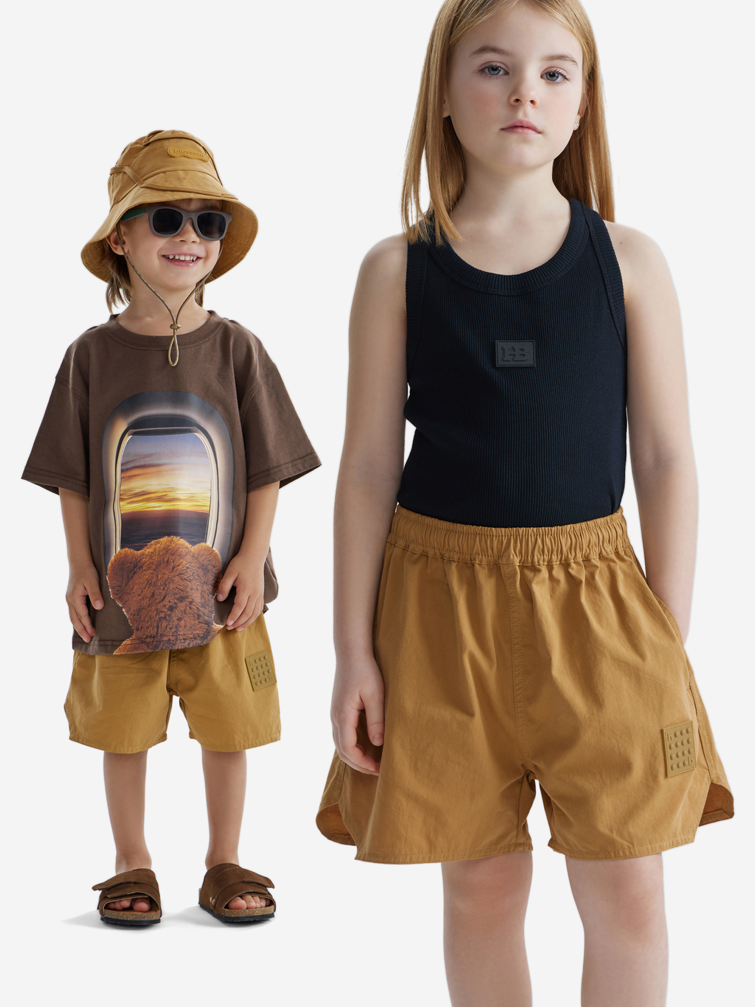 Изображение товара Шорты детские HAPPY BABY коричневые для спортивного стиля