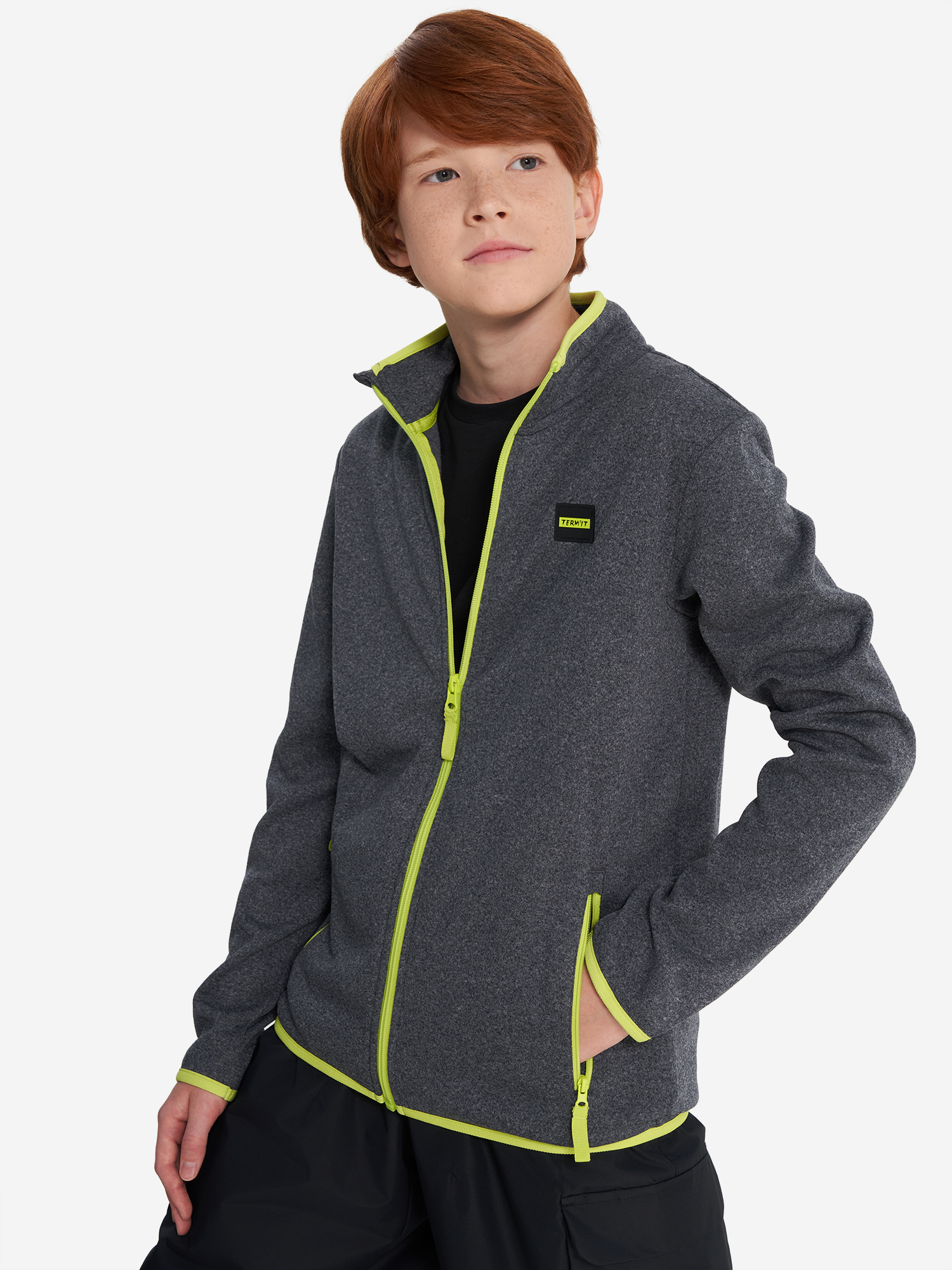 

Джемпер флисовый для мальчиков Termit, Серый