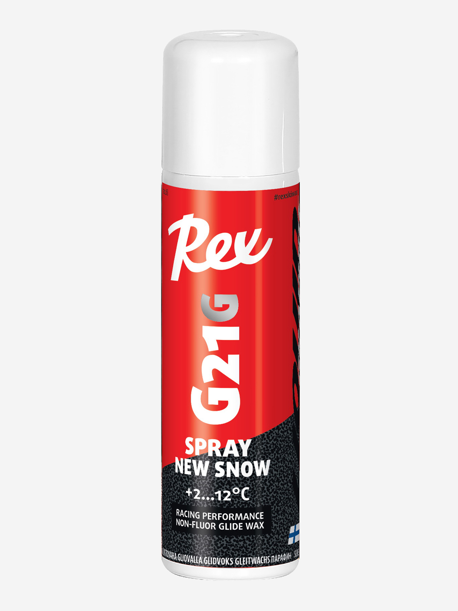 

Жидкий парафин REX G21 Graphite Spray, +2С…-12C, 150 мл, Красный