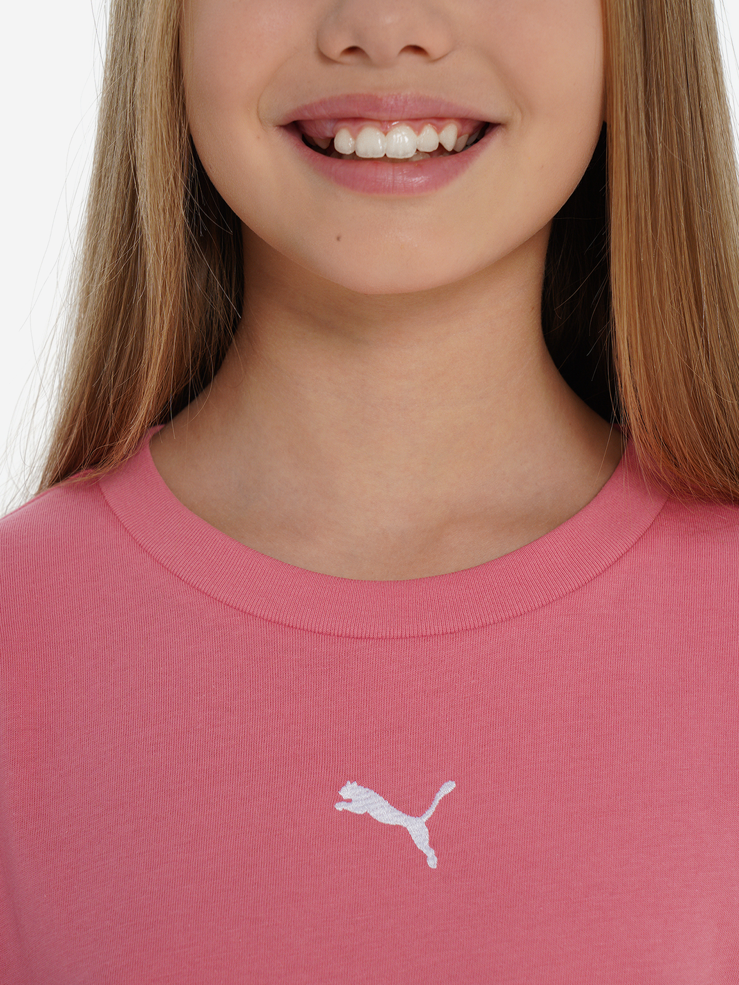 Футболка для девочек PUMA Ess Boxy G, Розовый 5