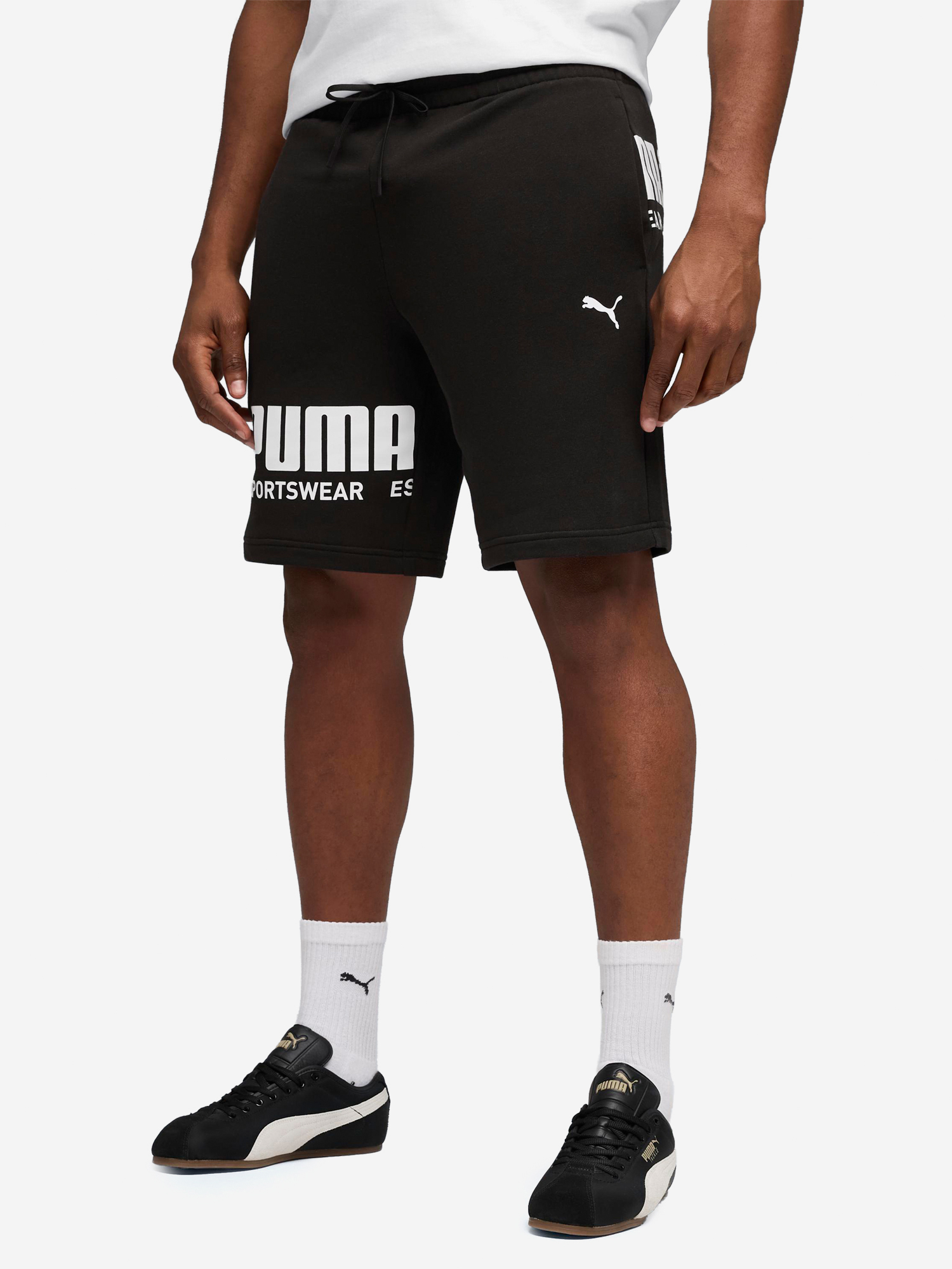 Изображение товара Мужские шорты PUMA для спорта и отдыха лето прямой покрой средняя длина