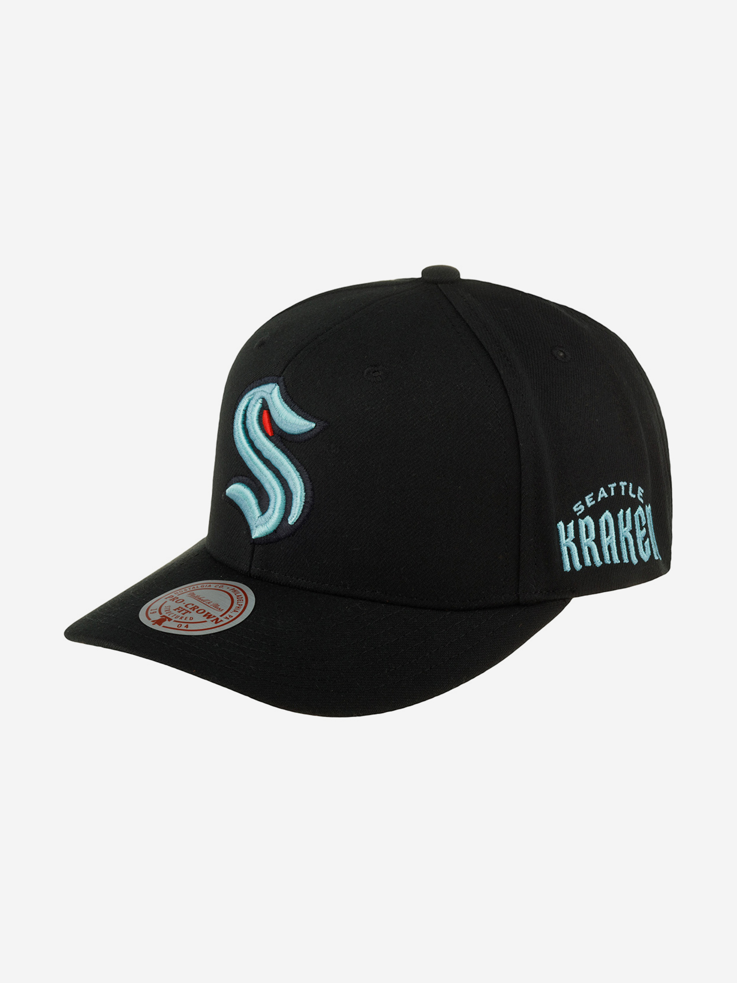 Бейсболка MITCHELL NESS HHSS6644-SKRYYPPPBLCK Seattle Kraken NHL (черный), Черный 59-290XDOXM4K-09, размер Без размера