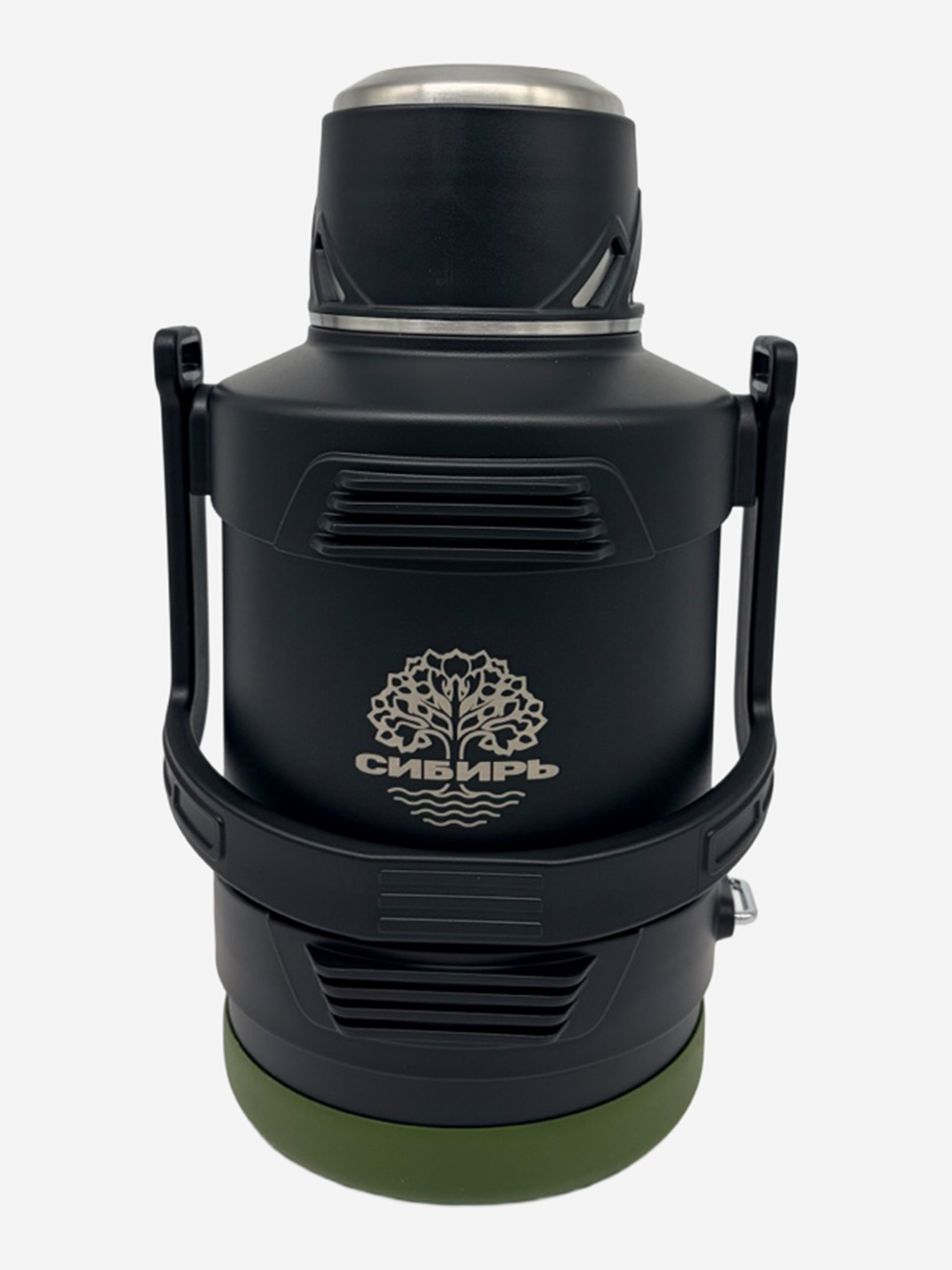 Изображение товара Термос для чая 3 литра СИБИРЬ с ручкой и ремнем для переноски