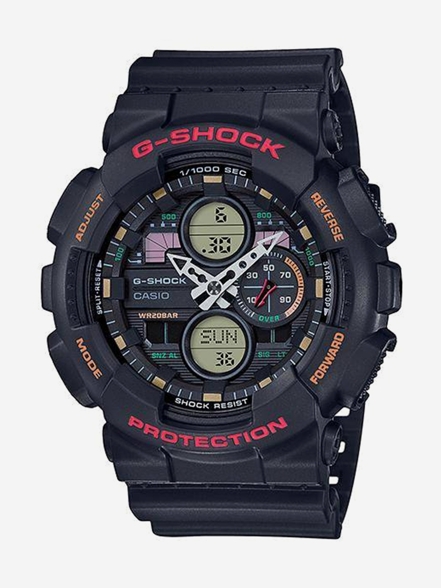 Изображение товара Спортивные часы CASIO G-SHOCK GA-140-1A4 с влагозащитой IP67