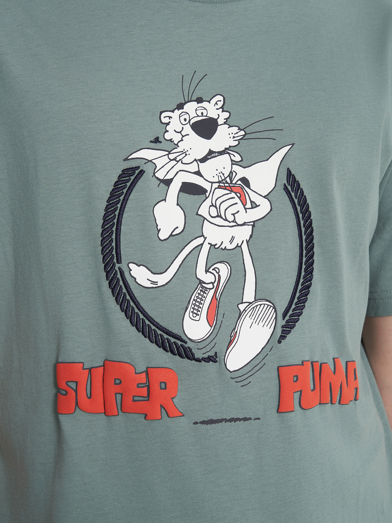 Футболка для мальчиков PUMA Super Graphic, Зеленый 5
