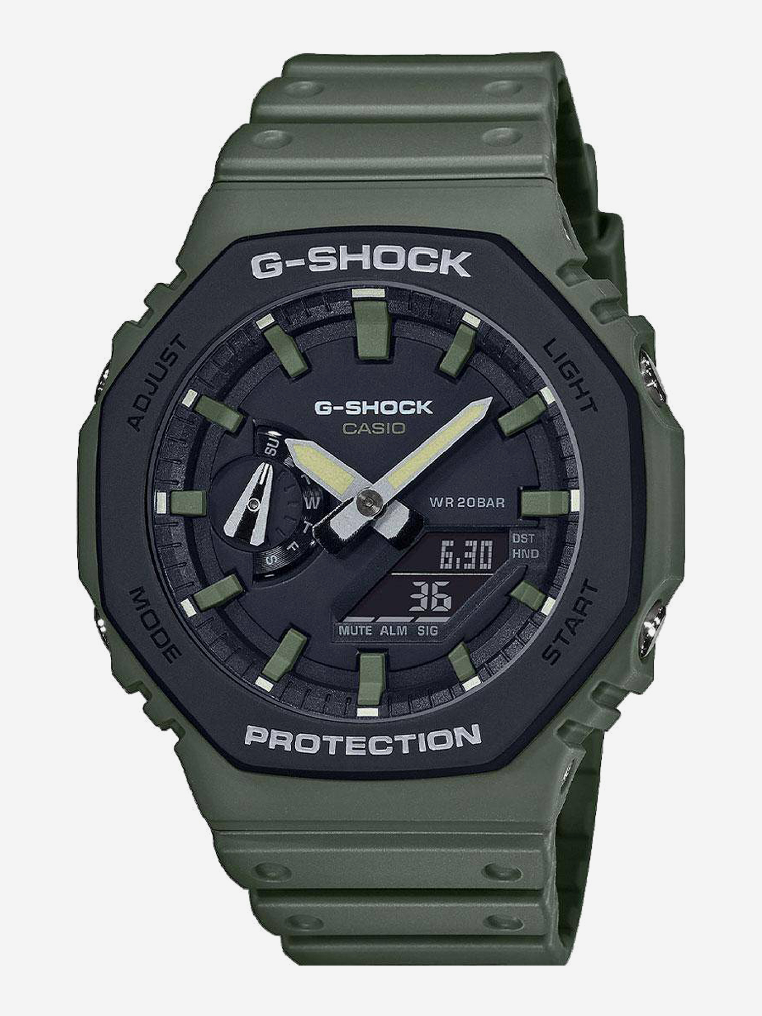 

Спортивные часы Casio GA-2110SU-3A, Зеленый