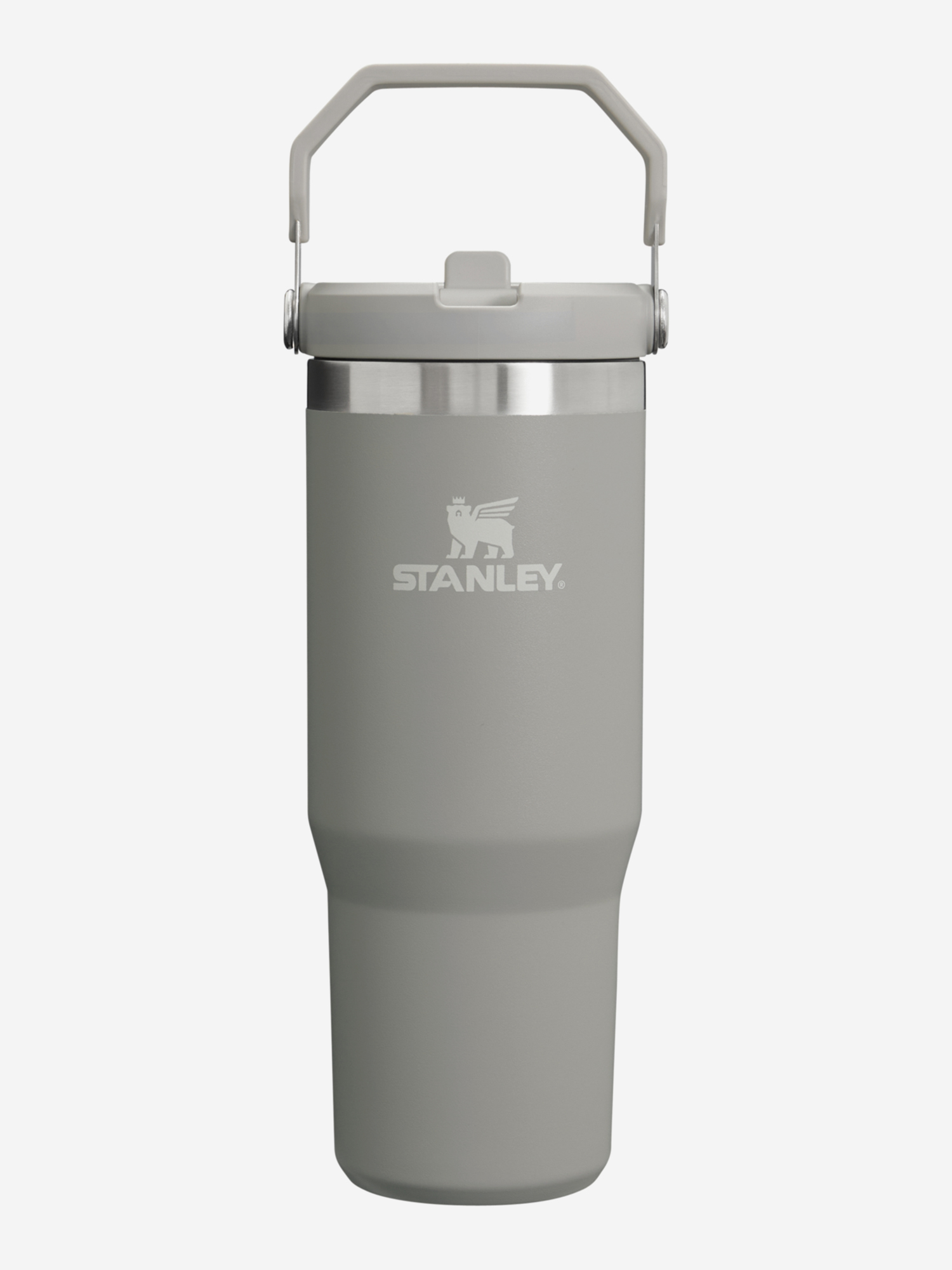 

Термокружка Stanley IceFlow Flip Straw Tumbler, 890 мл, серая, Серый