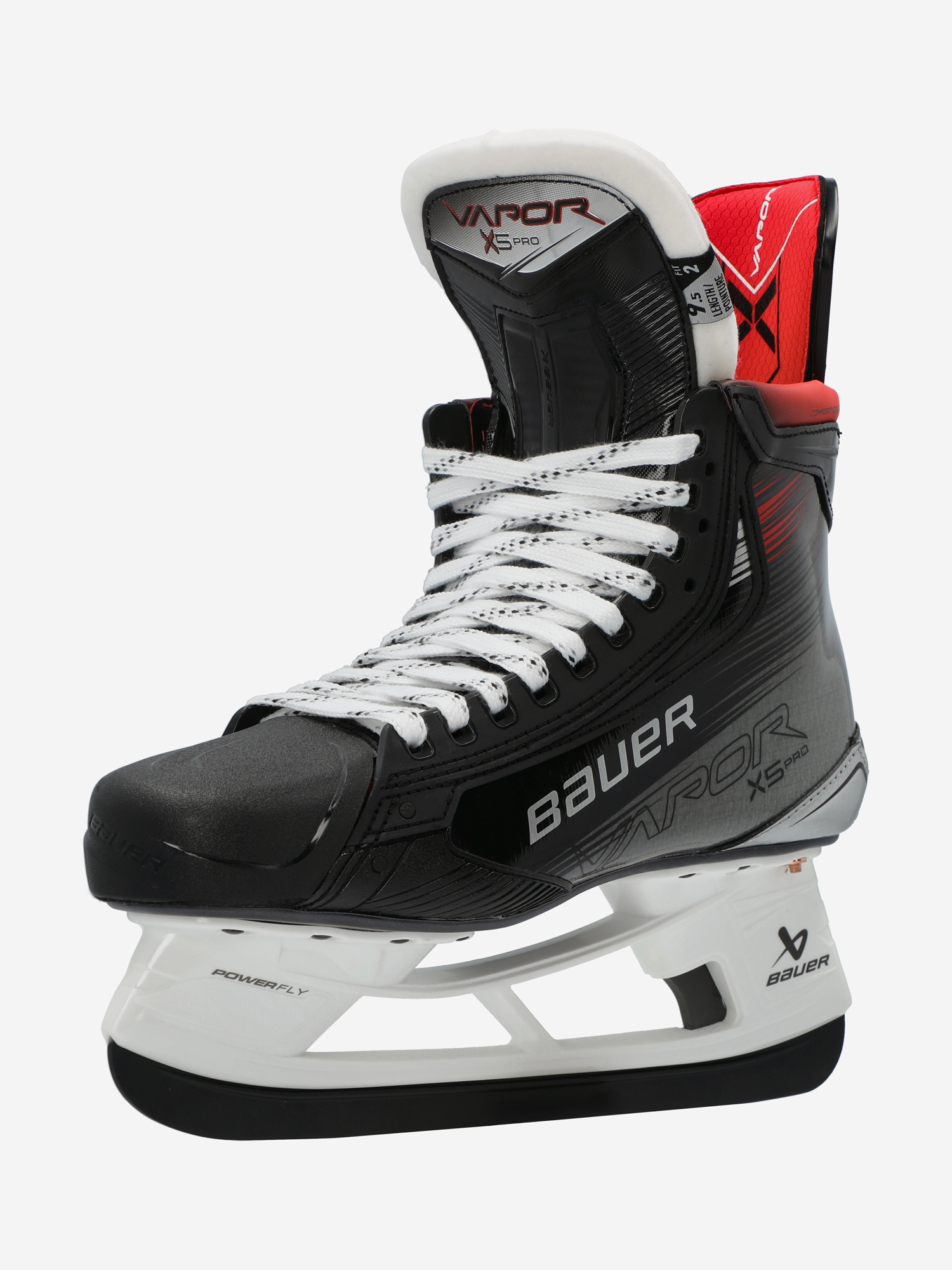 фото Коньки хоккейные bauer x5 pro sr с лезвиями fly-x,