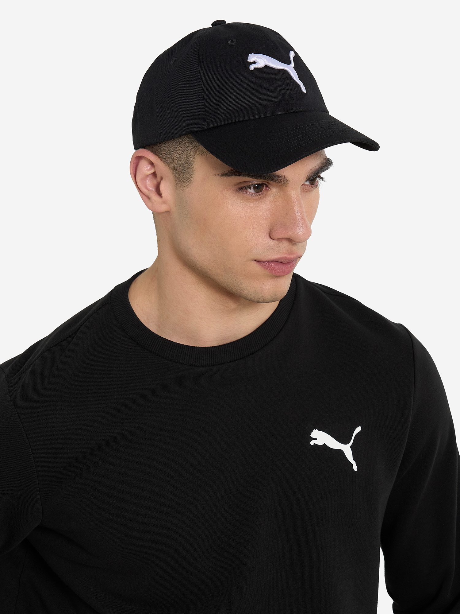 фото Бейсболка puma ess cat, черный