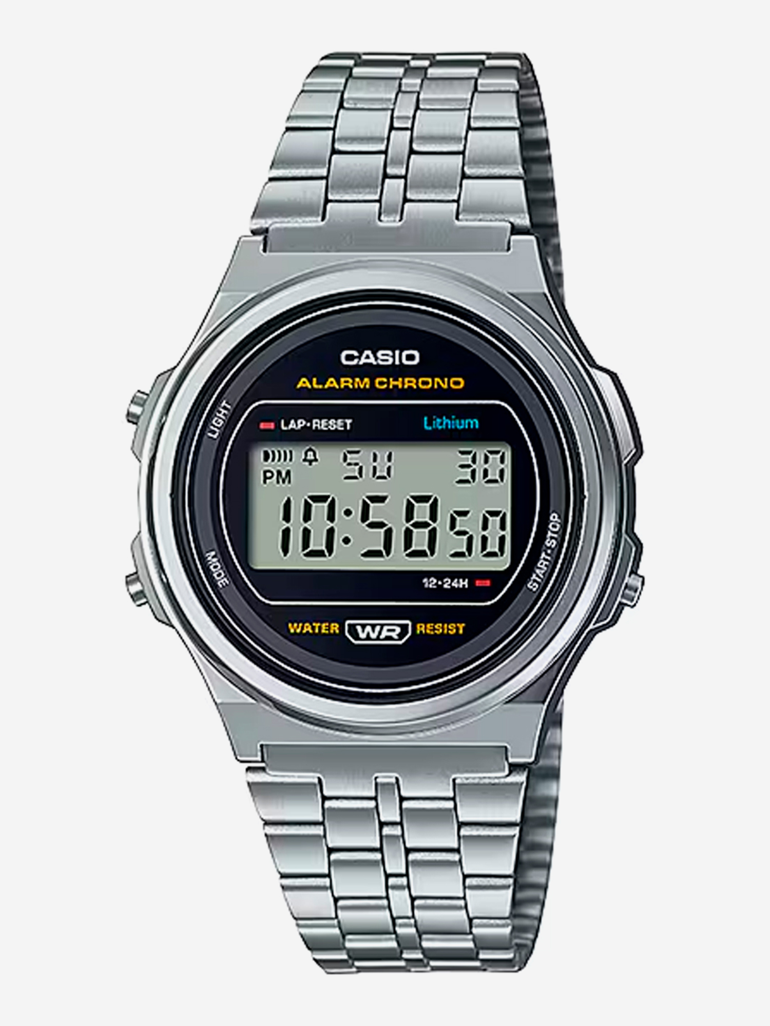 Изображение товара Наручные часы Casio A171WE-1A спортивные, универсальные, с функциями будильник и секундомер