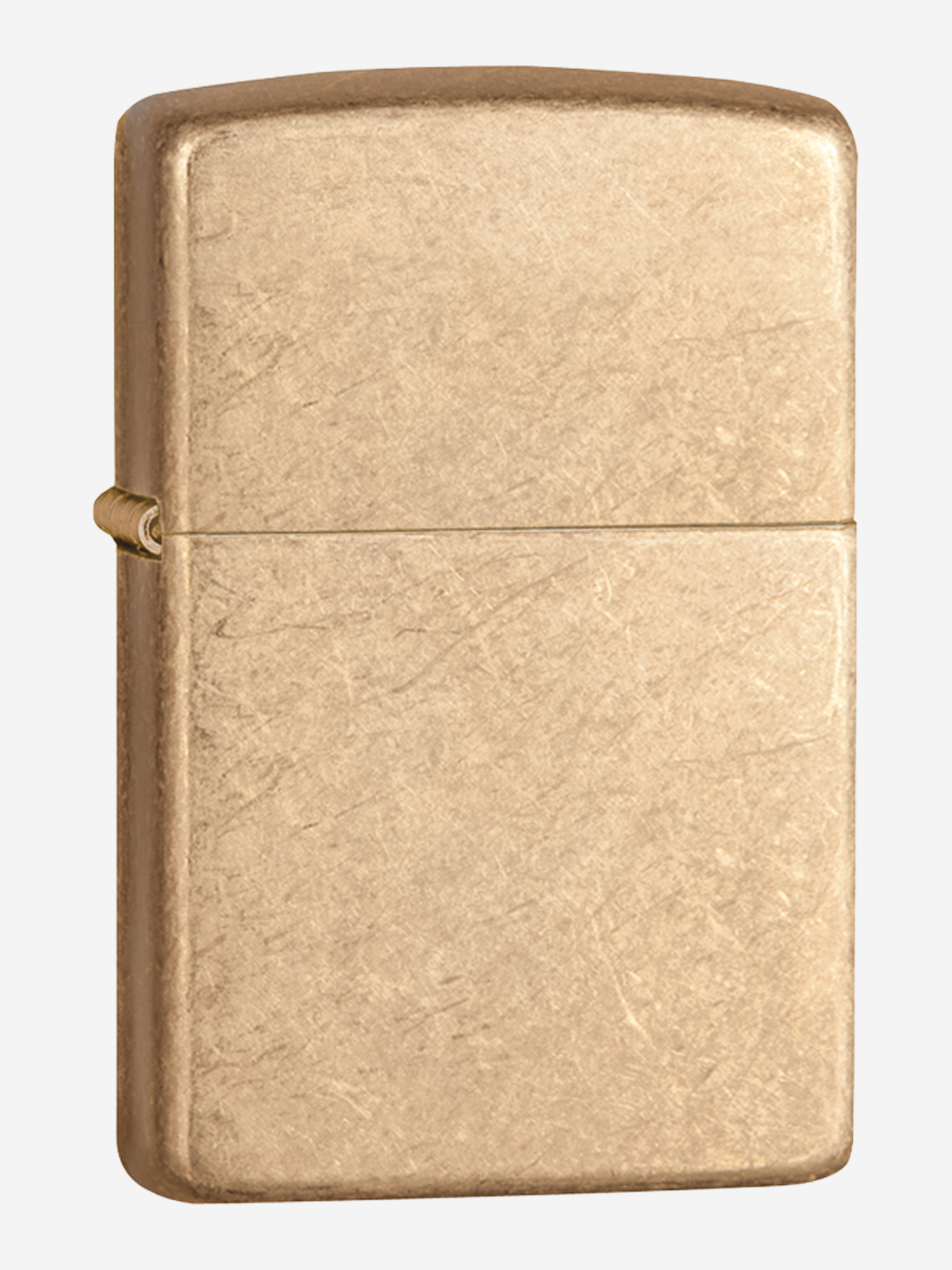 Изображение товара Zippo Armor Tumbled Brass — бензиновая зажигалка, латунь, США