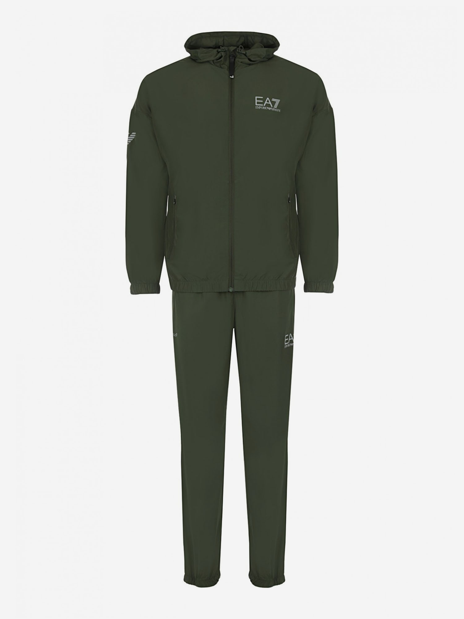 Костюм мужской EA7 Tracksuit, Зеленый костюм мужской ea7 tracksuit синий