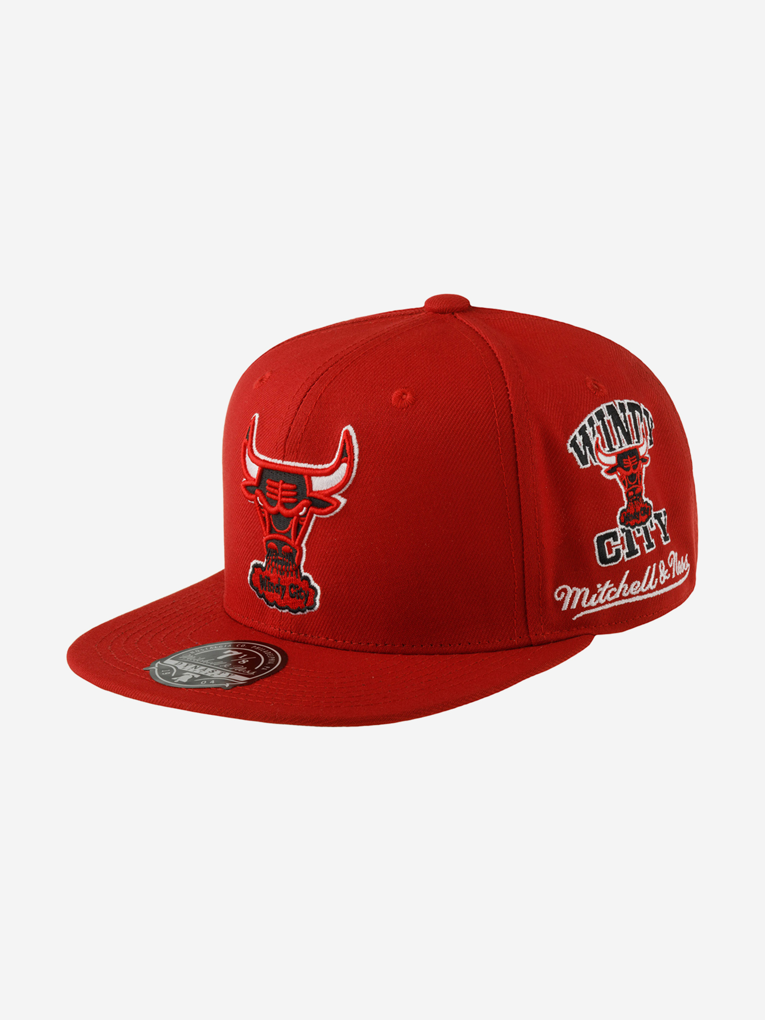 

Бейсболка с прямым козырьком MITCHELL NESS 6HSFSH22016-CBURED Chicago Bulls NBA (красный), Красный
