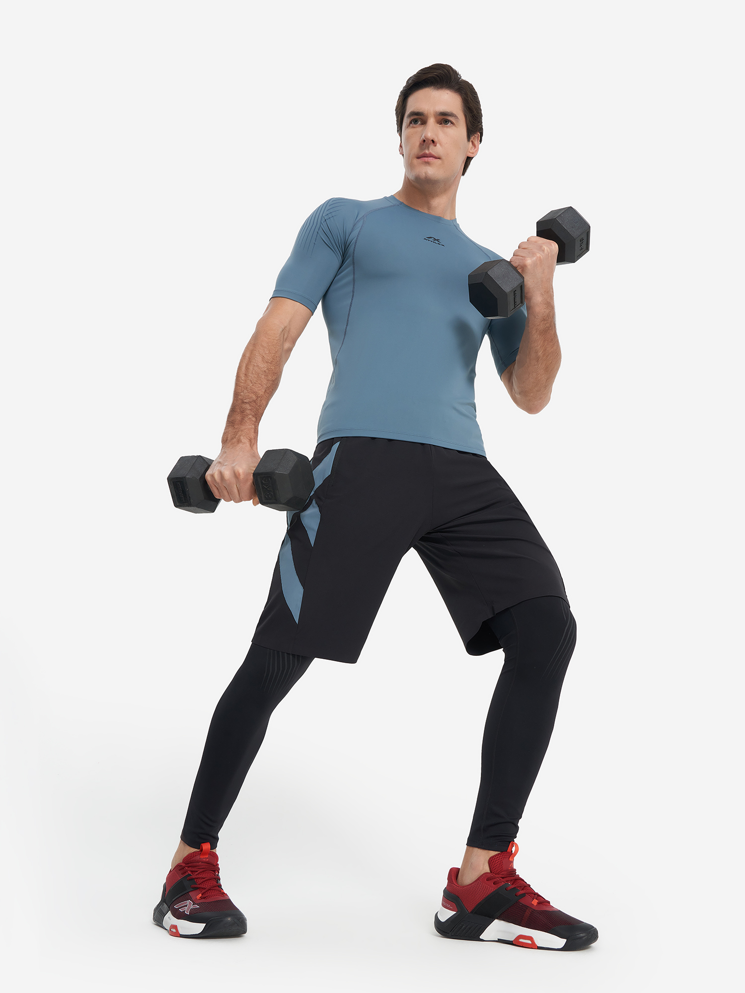 фото Футболка мужская athlex, серый