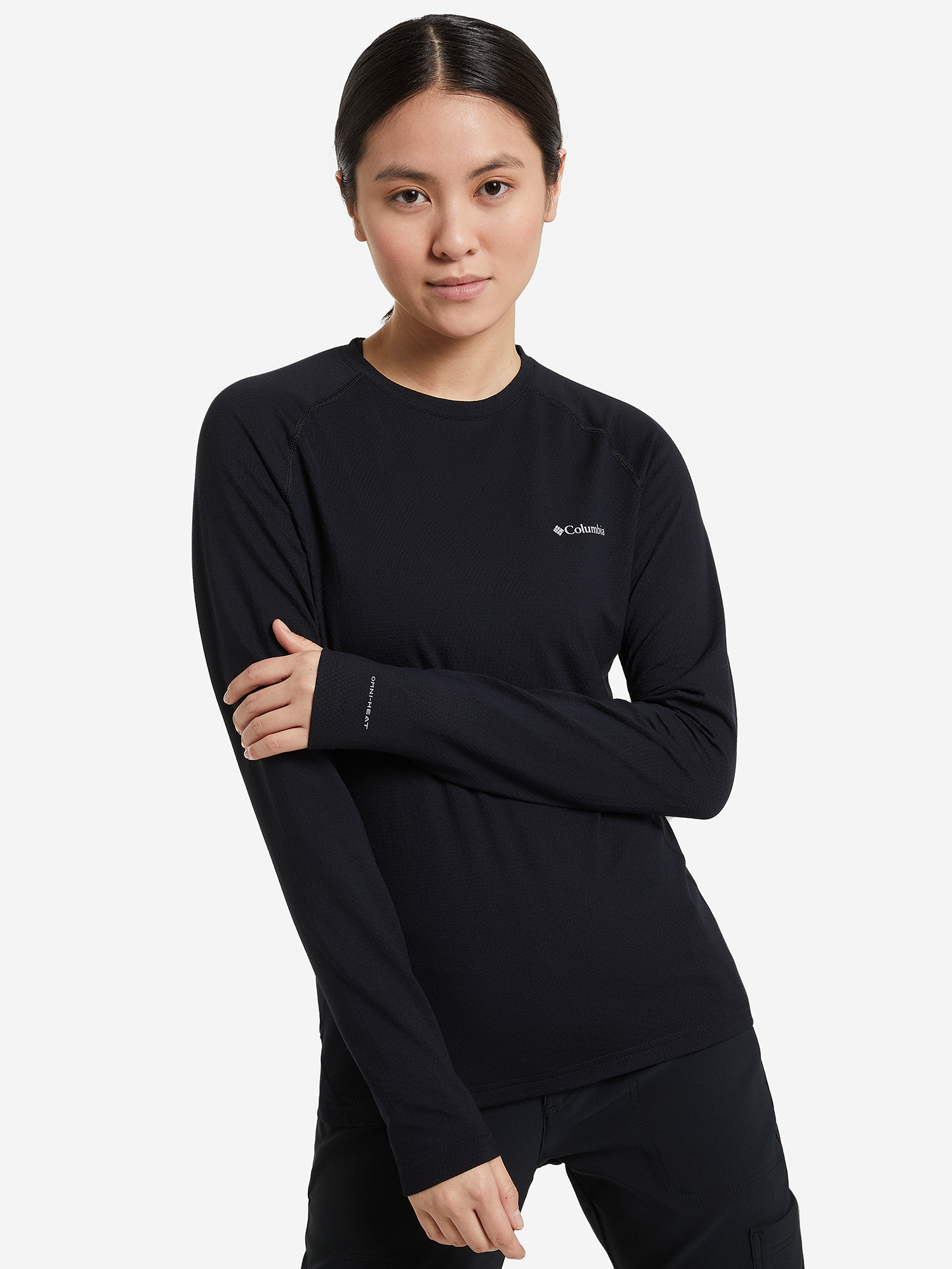 

Термобелье верх женское Columbia W Omni-Heat 3D Knit Crew II, Черный