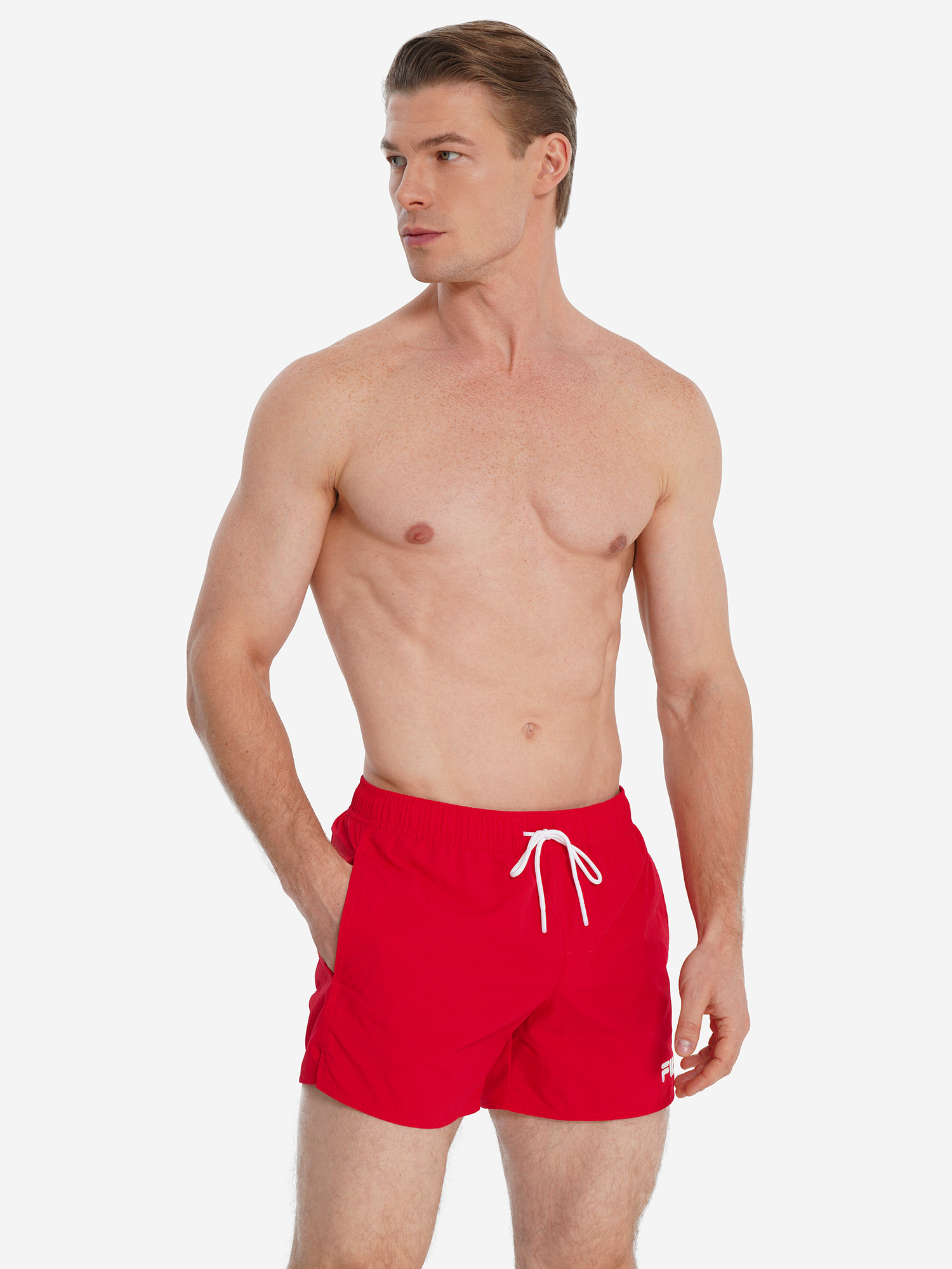 Шорты плавательные мужские FILA, красный, арт. 34591