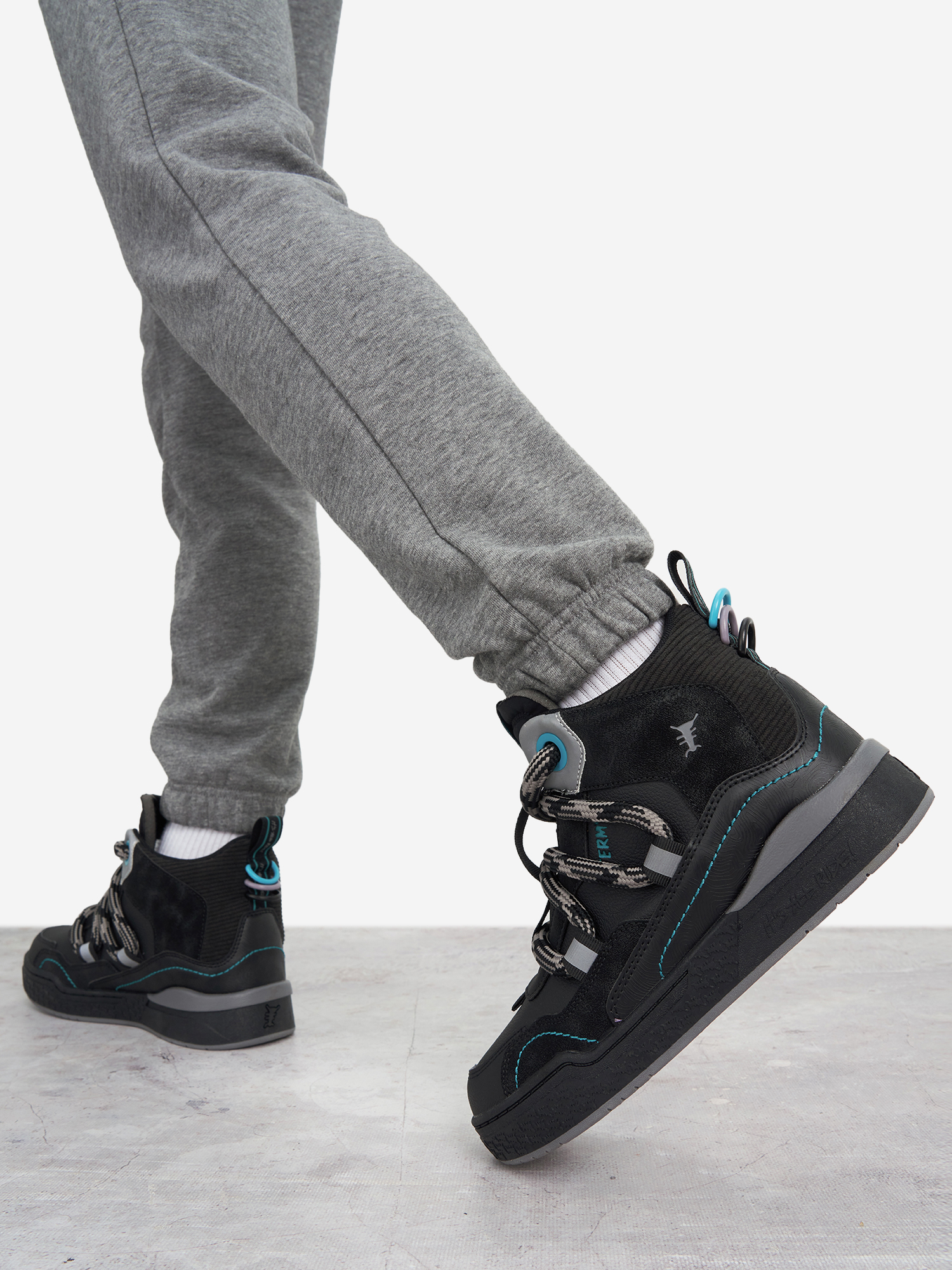 Кеды для мальчиков Termit Offbeat Mid, черный, арт. 26349