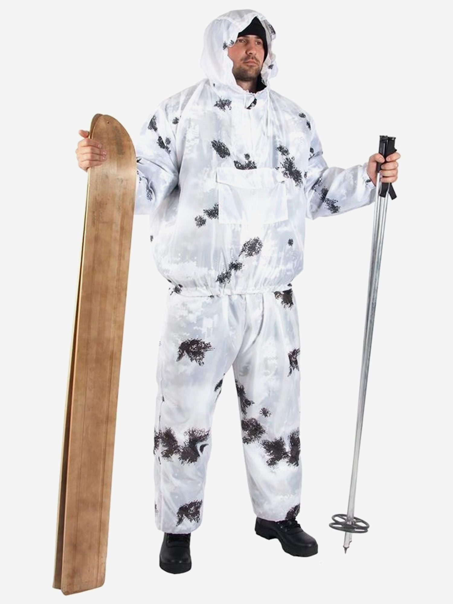 Изображение товара Маскировочный костюм Helios для рыбалки и охоты зимний с капюшоном