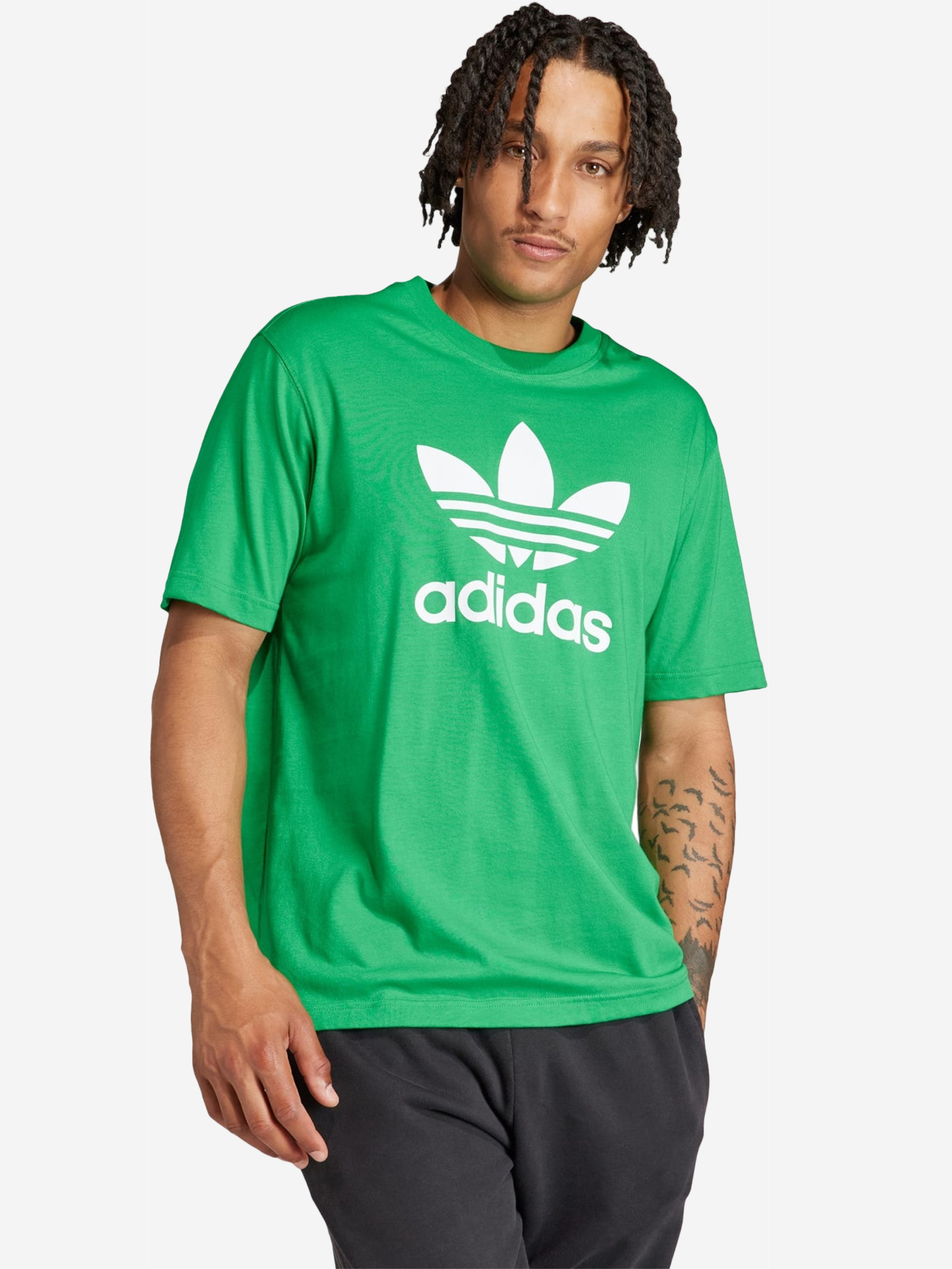 

Футболка мужская Adidas Adicolor Trefoil Tee, Зеленый