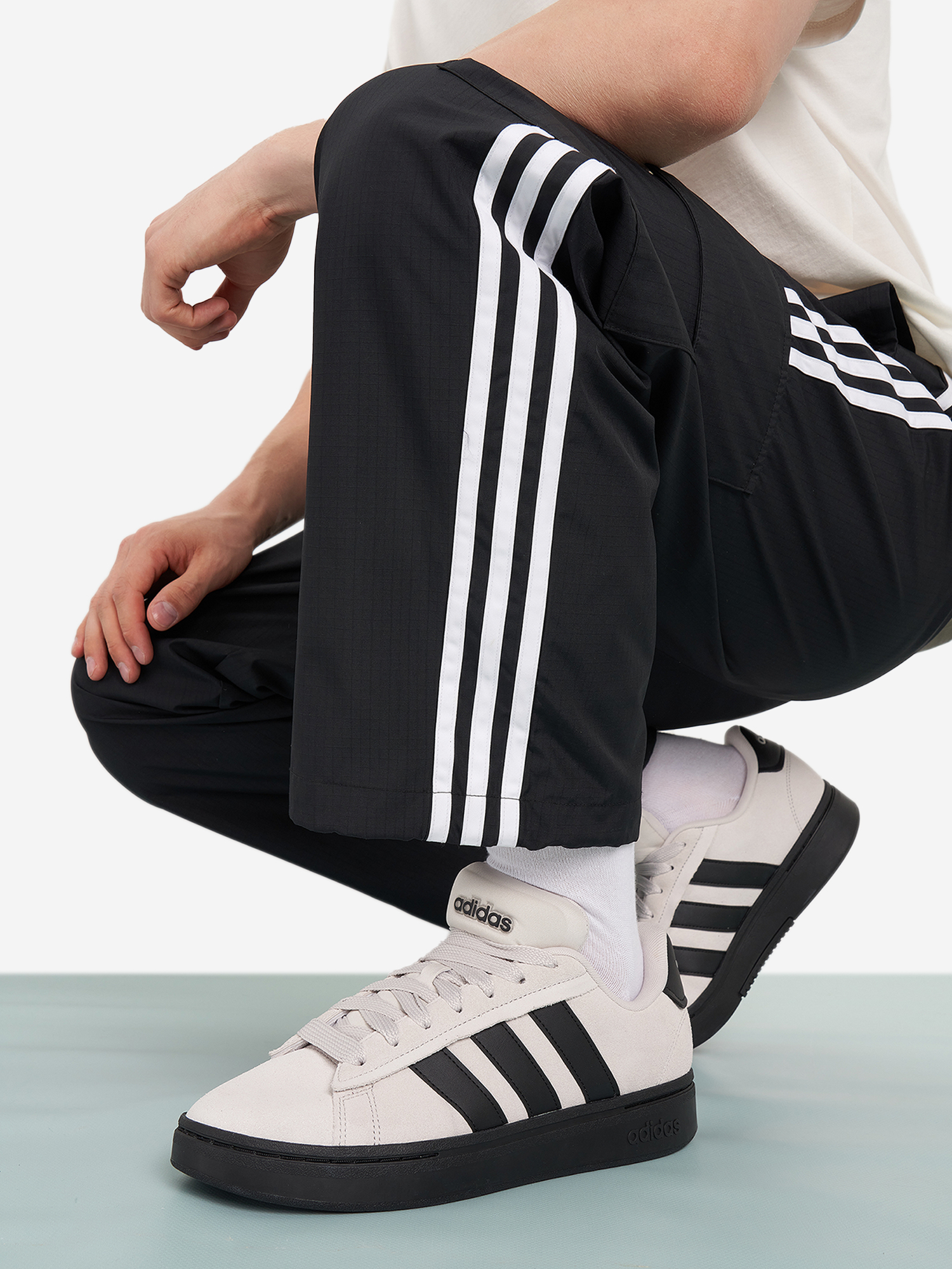 

Кеды мужские adidas Grand Court Alpha 00 S, Бежевый