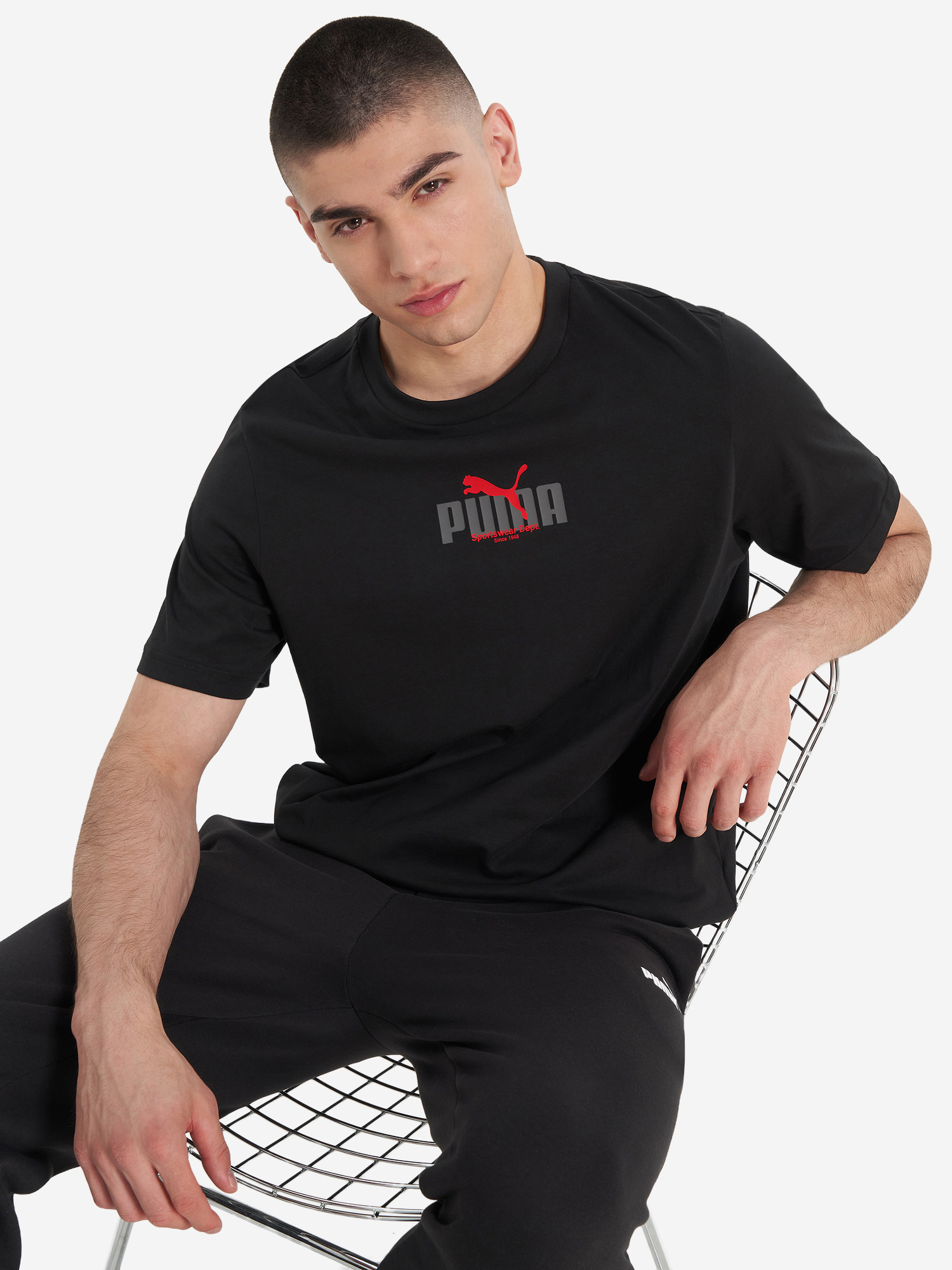 

Футболка мужская PUMA Graphic, Черный