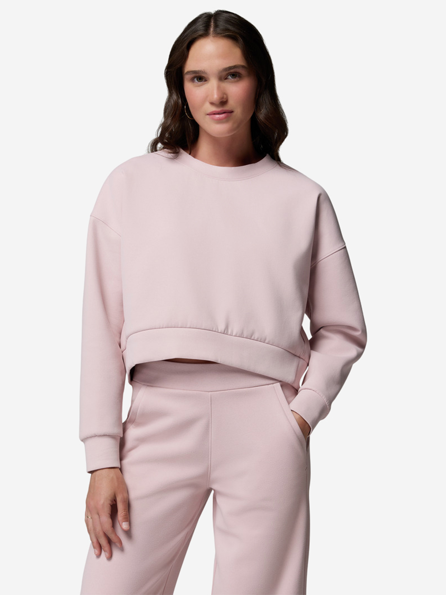 Свитшот женский Columbia Amazesweats Heavyweight Crew, Розовый