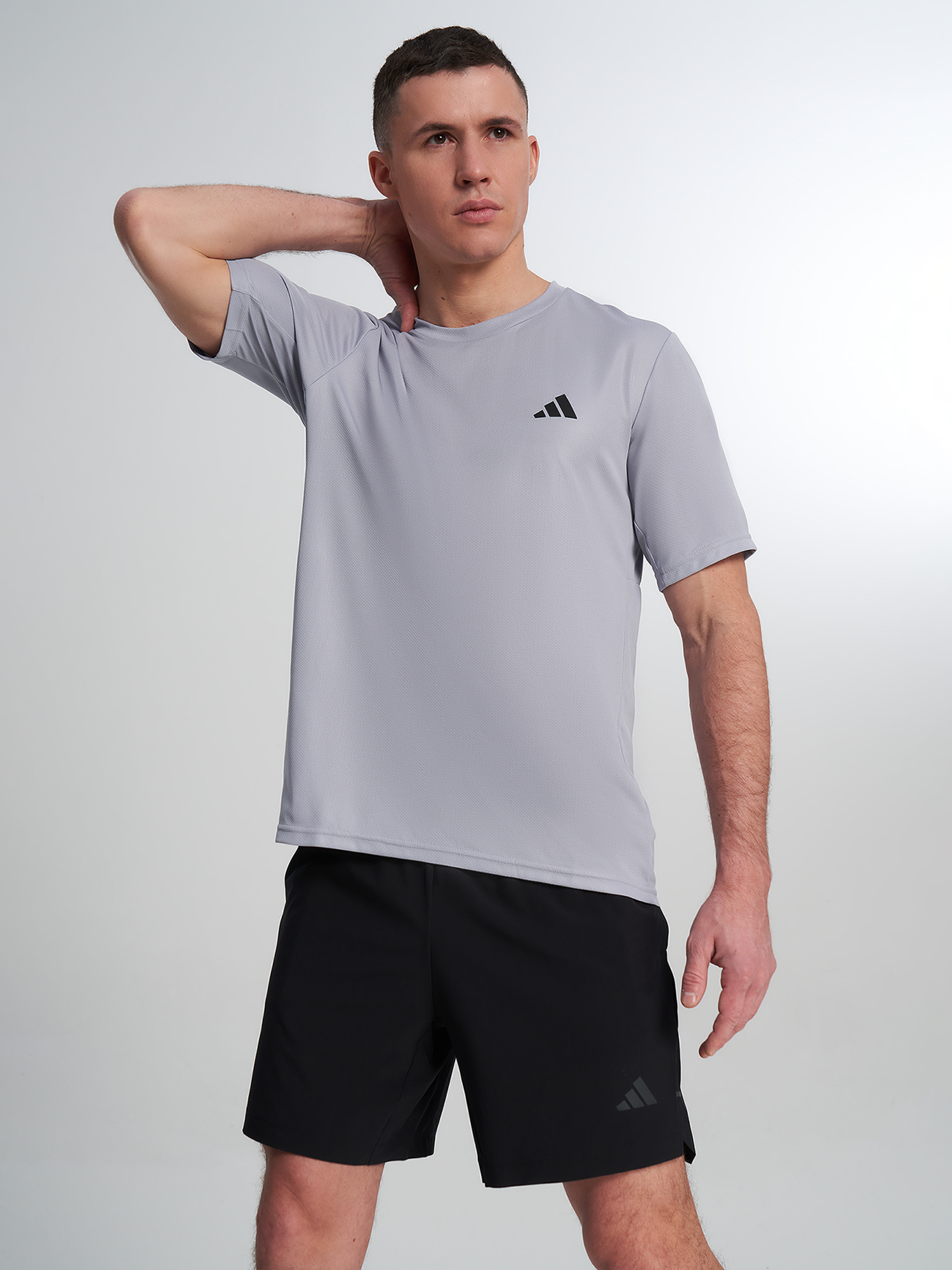 

Футболка мужская Adidas Workout Essentials, Серый