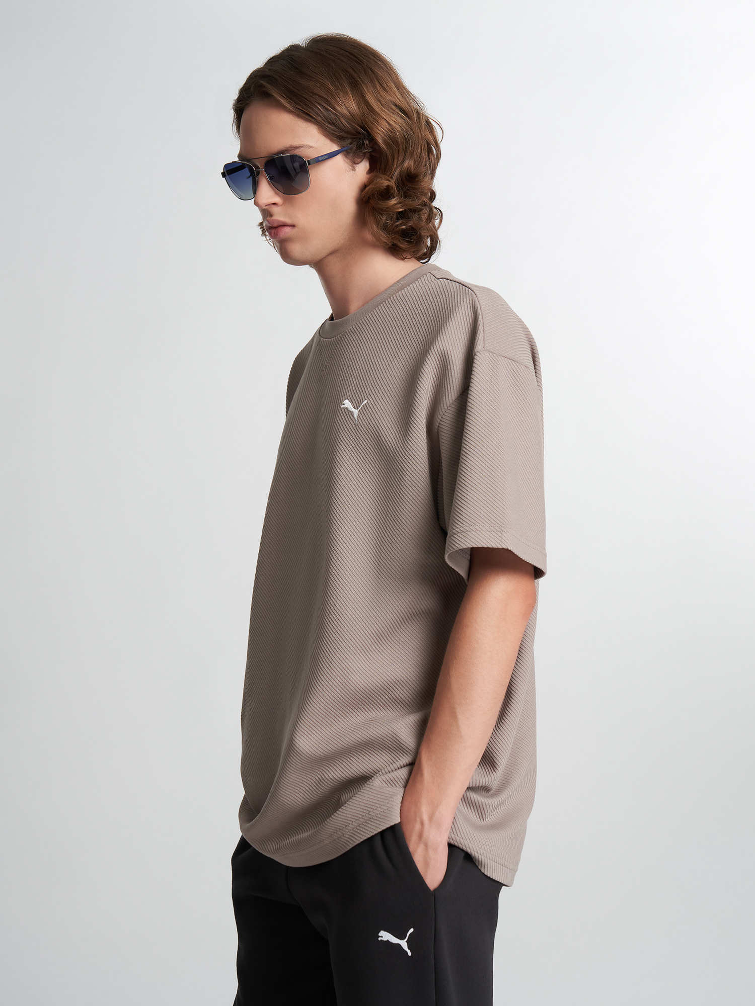 Футболка мужская PUMA Essentials Elevated, Бежевый