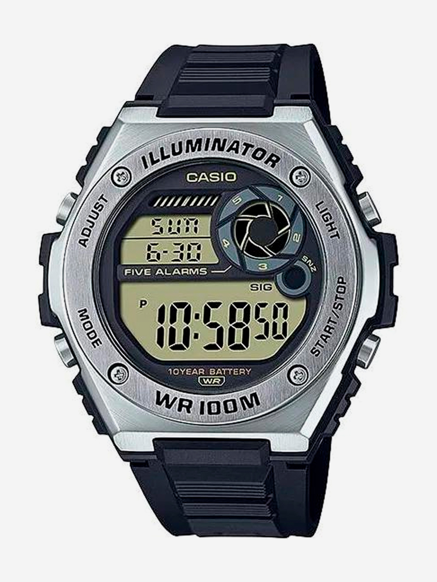

Наручные часы Casio Collection MWD-100H-9A, Черный