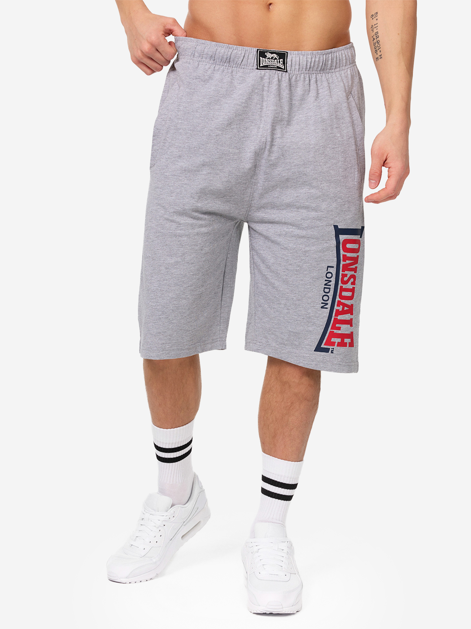 

Шорты мужские LONSDALE LOGO JAM, Серый