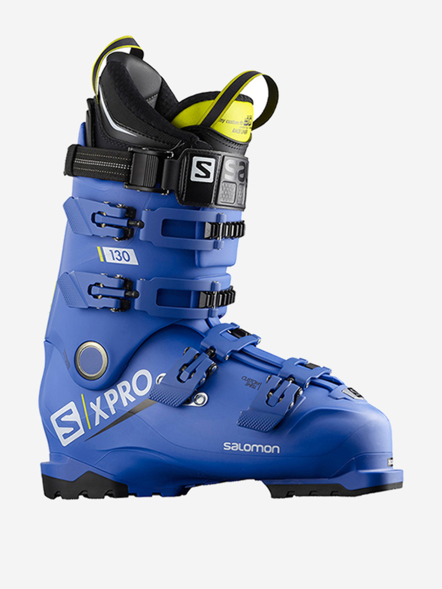 

Горнолыжные ботинки Salomon X Pro 130 Raceblue/Acid Green 18/19, Синий