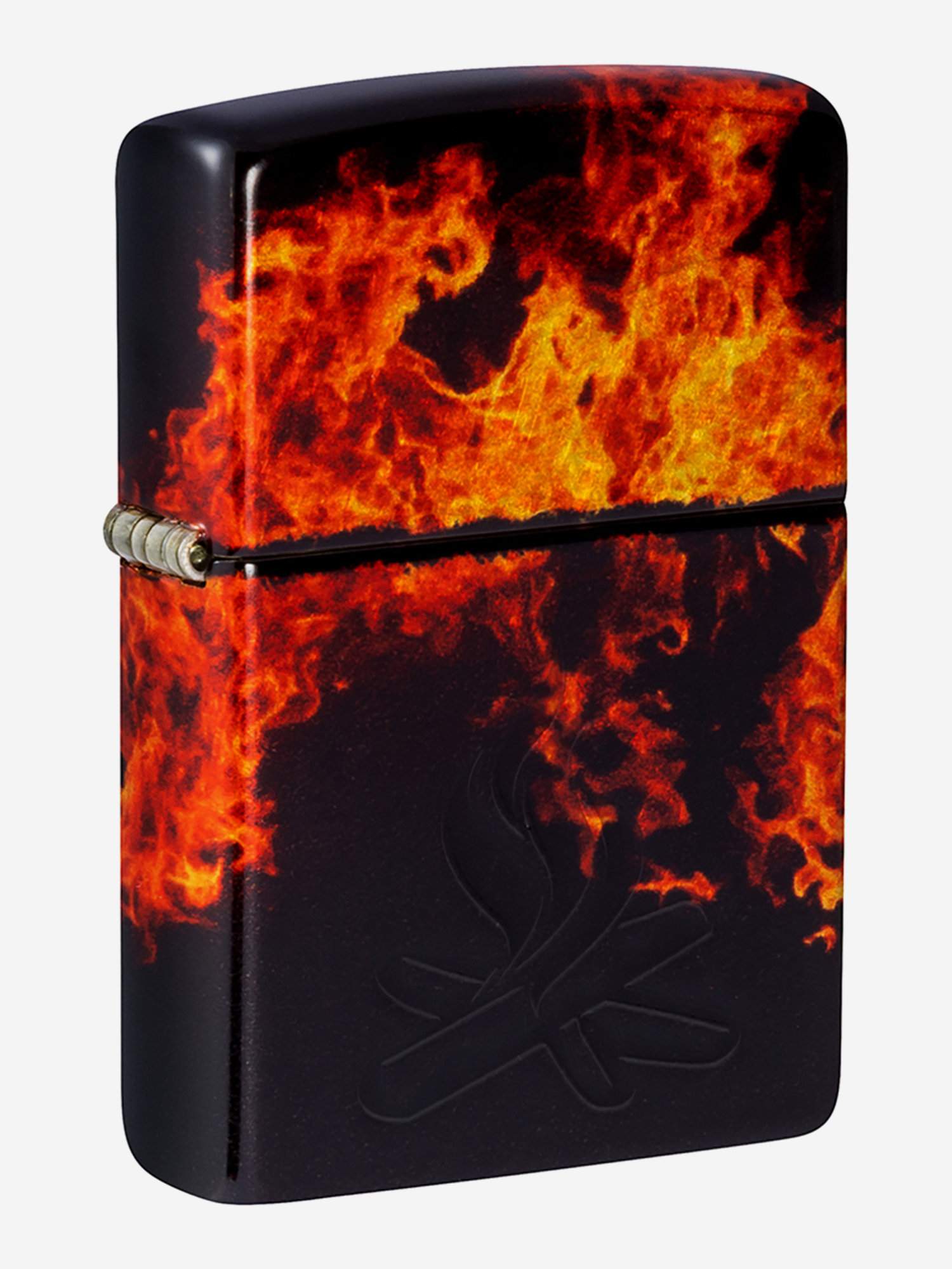 Изображение товара Зажигалка бензиновая ветроустойчивая Zippo Fusion Inferno Design 540 Tumbled Brass Изображение товара Зажигалка бензиновая ветроустойчивая Zippo Fusion Inferno Design 540 Tumbled Brass