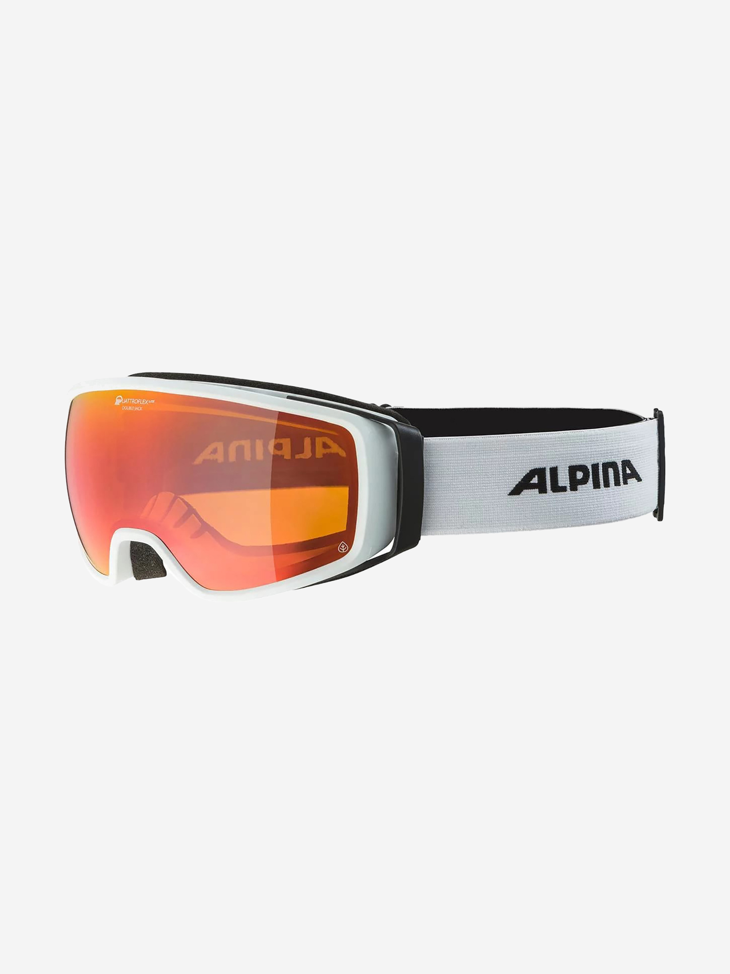 

Горнолыжные очки Alpina Double Jack Planet Q-Lite White Matt, Оранжевый