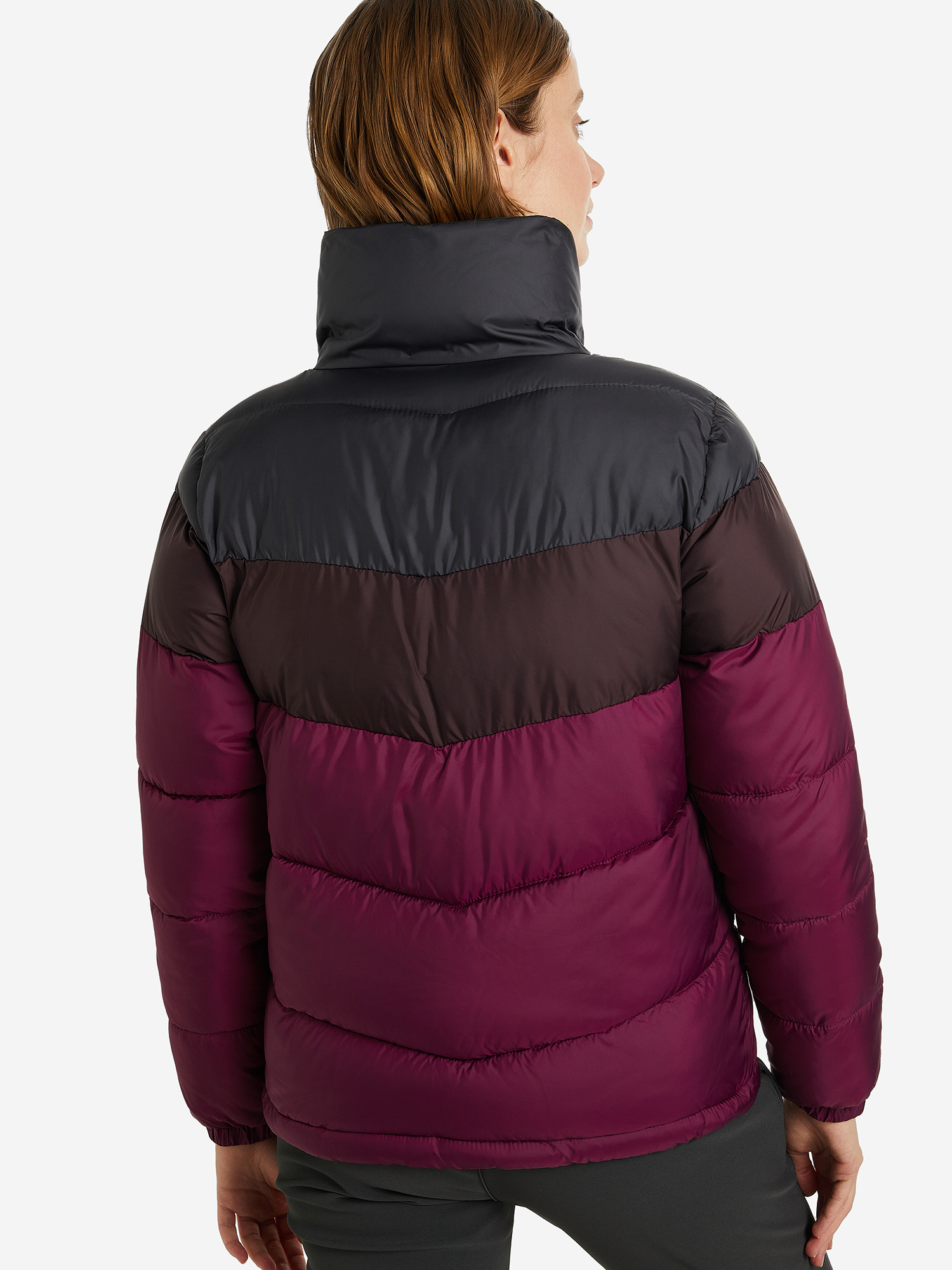 Куртка утепленная женская Columbia Puffect Color Blocked Jacket, Фиолетовый 1955101CLB-616, размер RUS 44 - фото 2