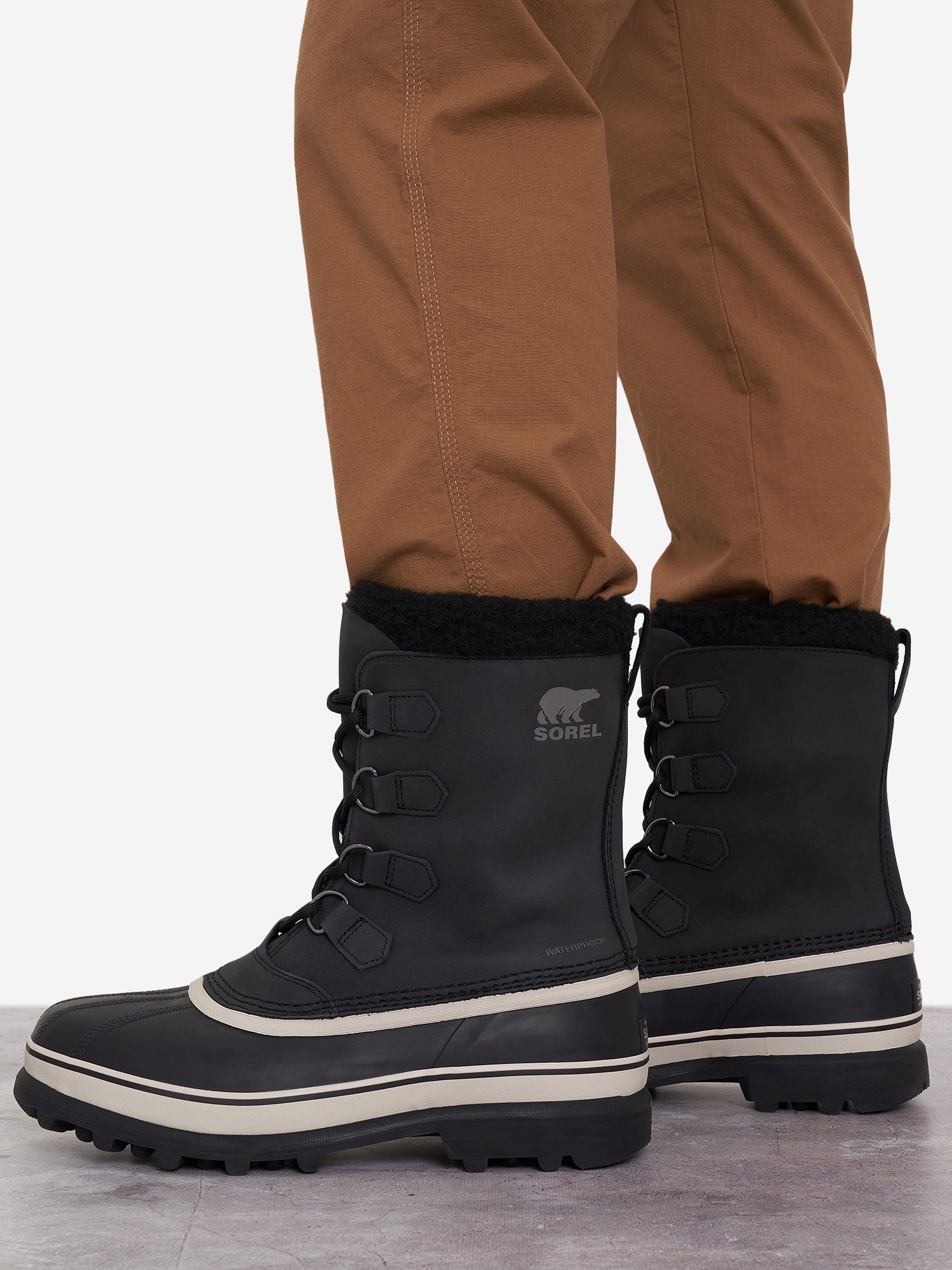 

Ботинки утепленные мужские Sorel Caribou, Черный